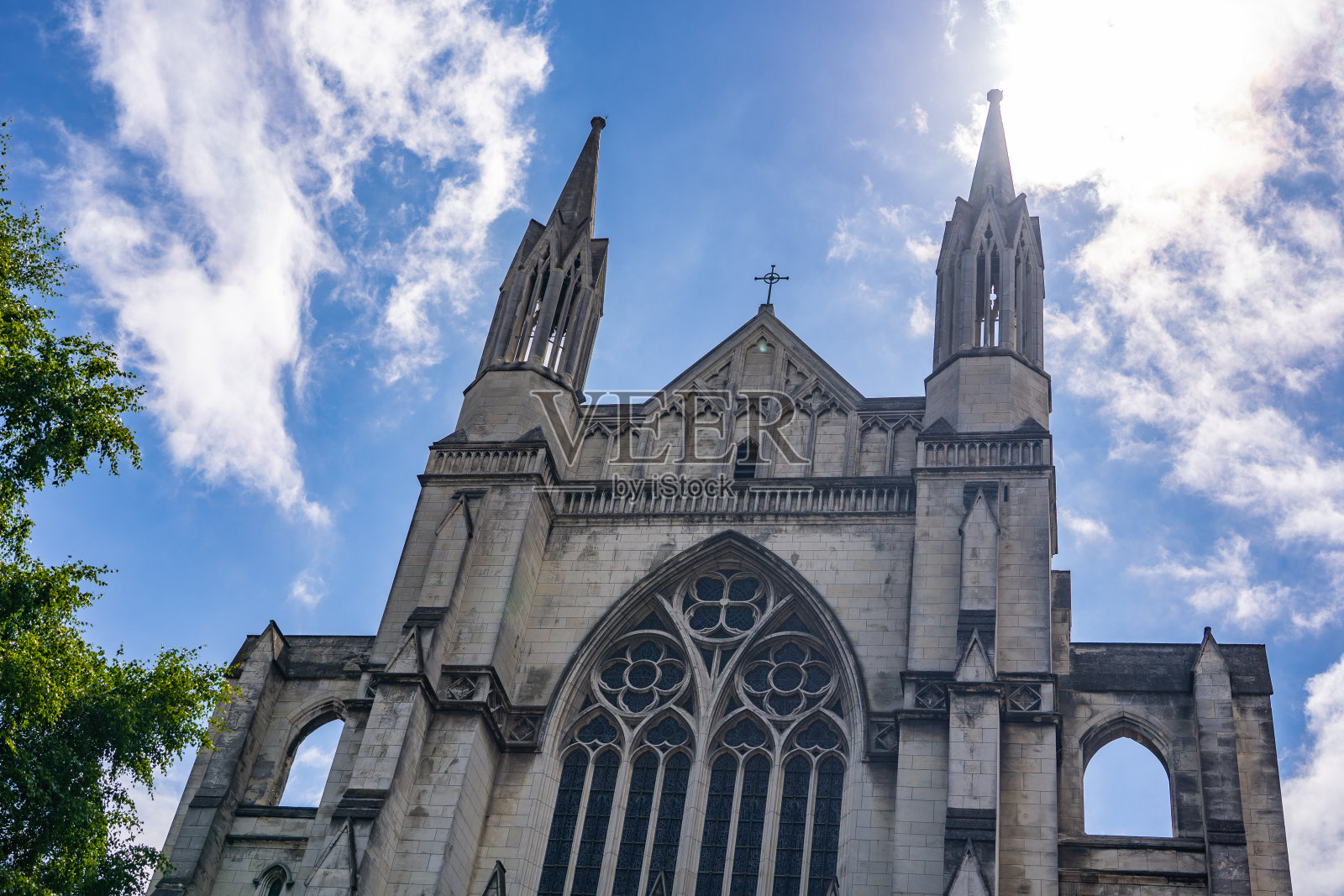 圣保罗大教堂是新西兰南岛达尼丁的地标。照片摄影图片