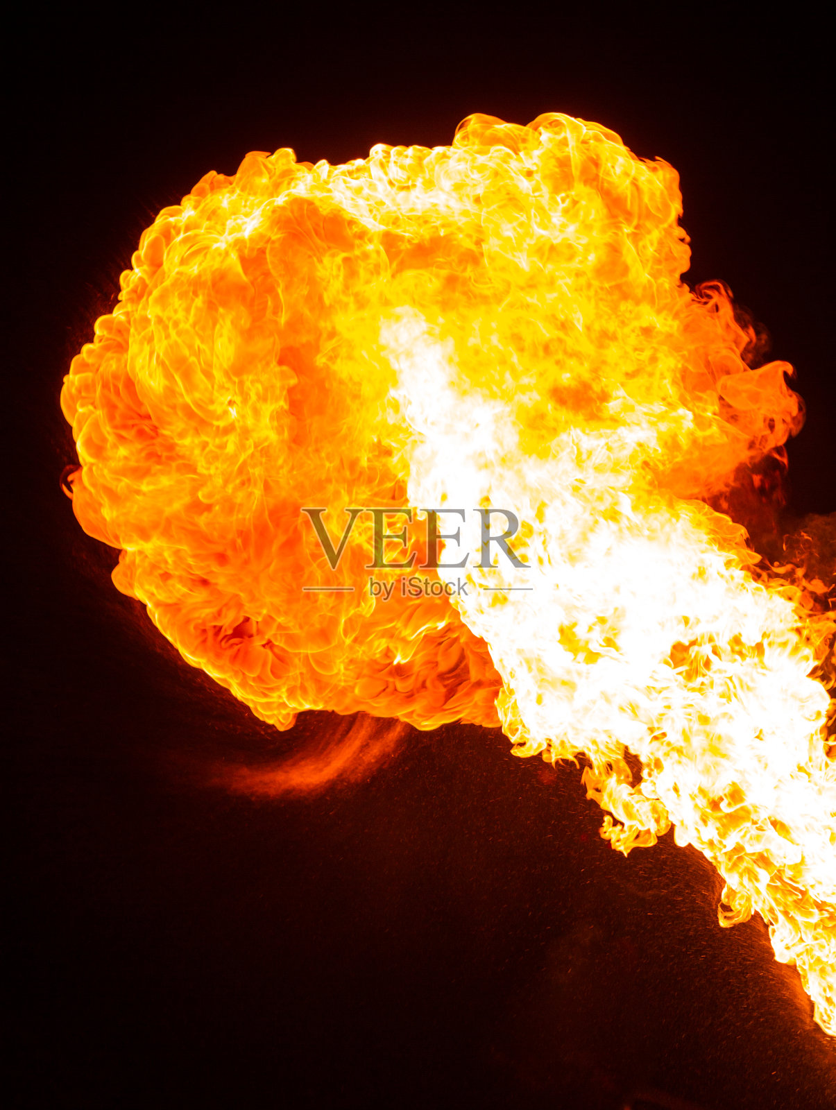 吹火照片摄影图片