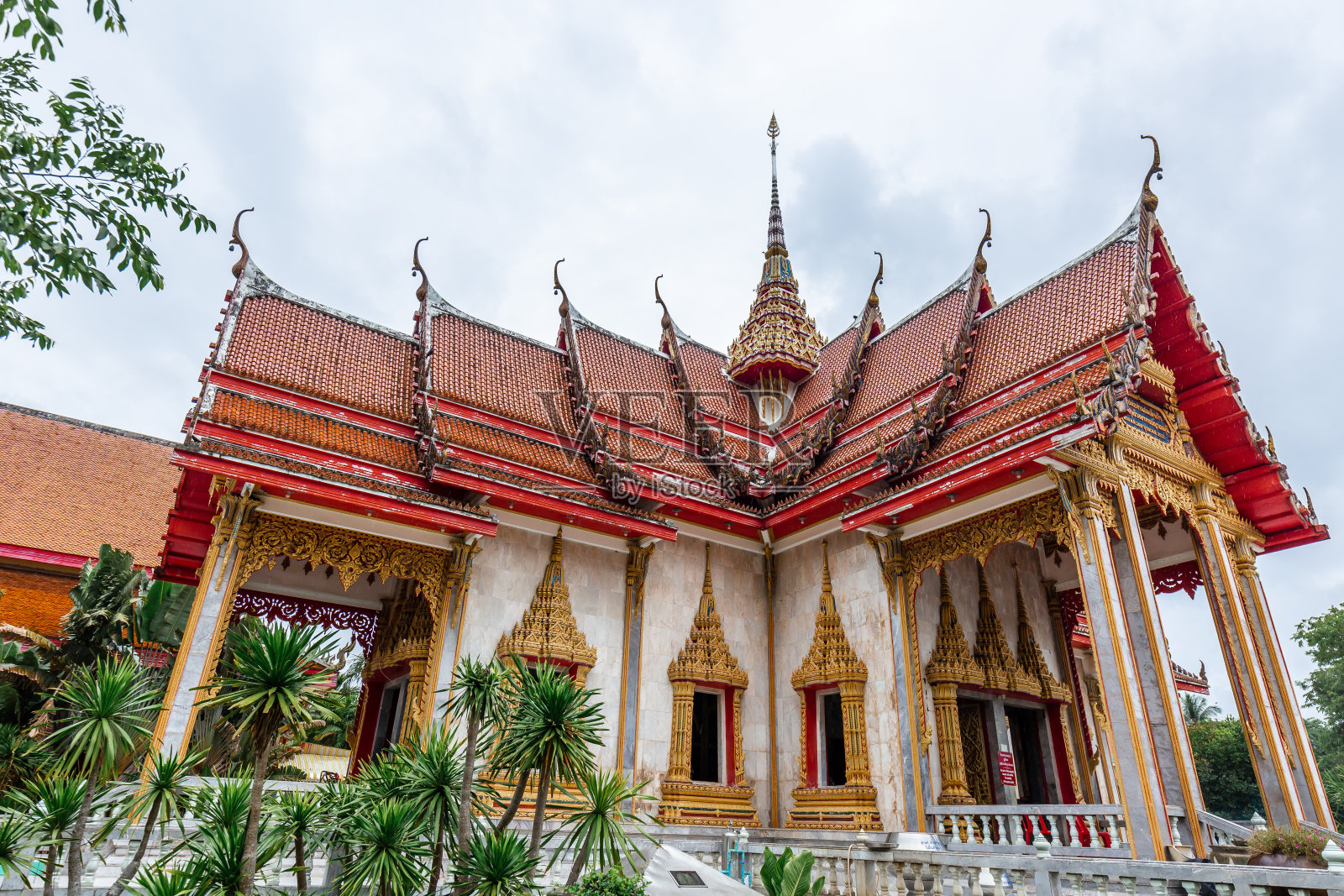 窟Chalong寺庙照片摄影图片