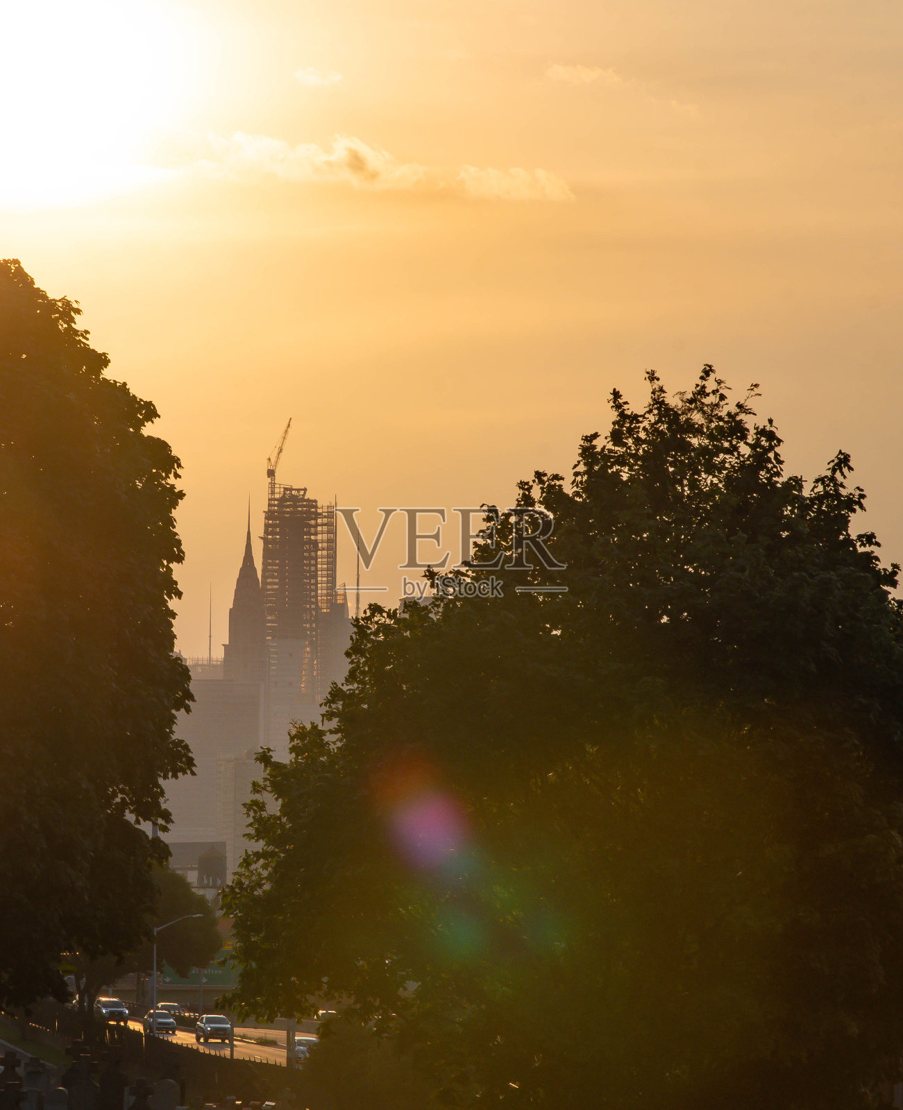 日落的天空照片摄影图片