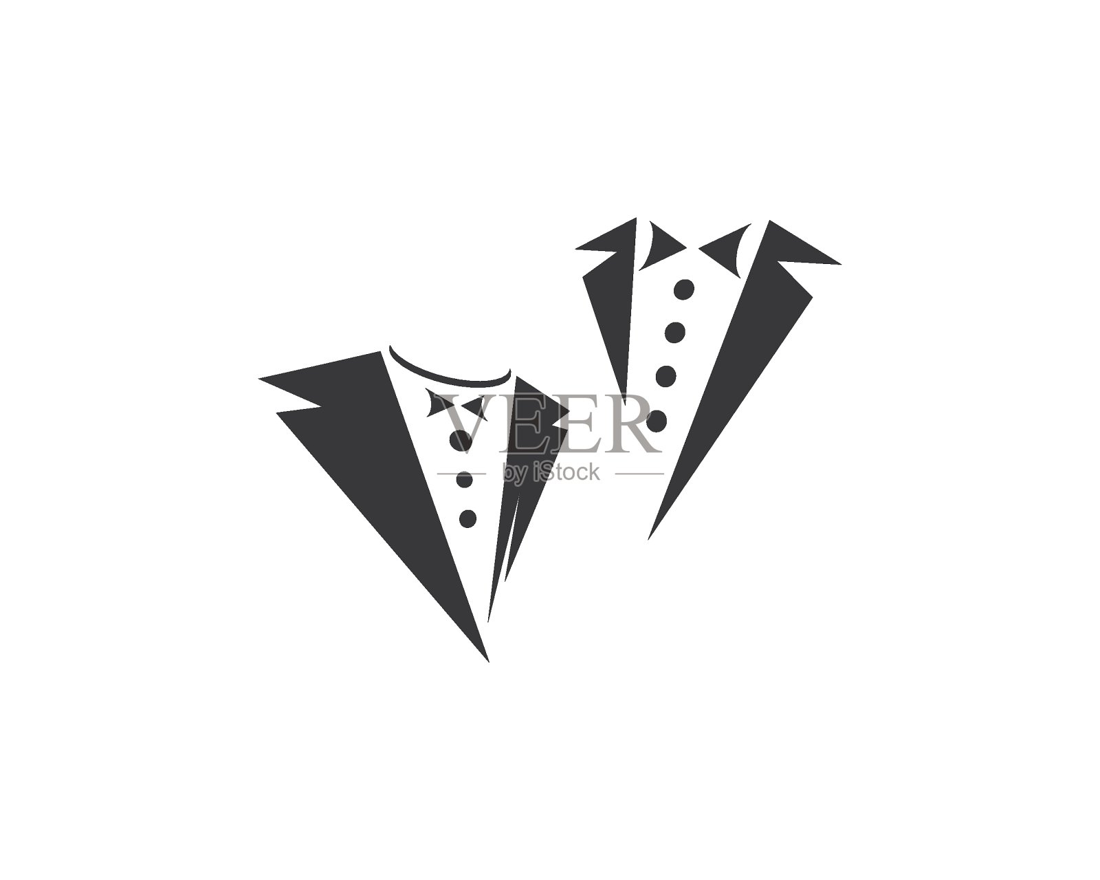 燕尾服向量插画图片素材