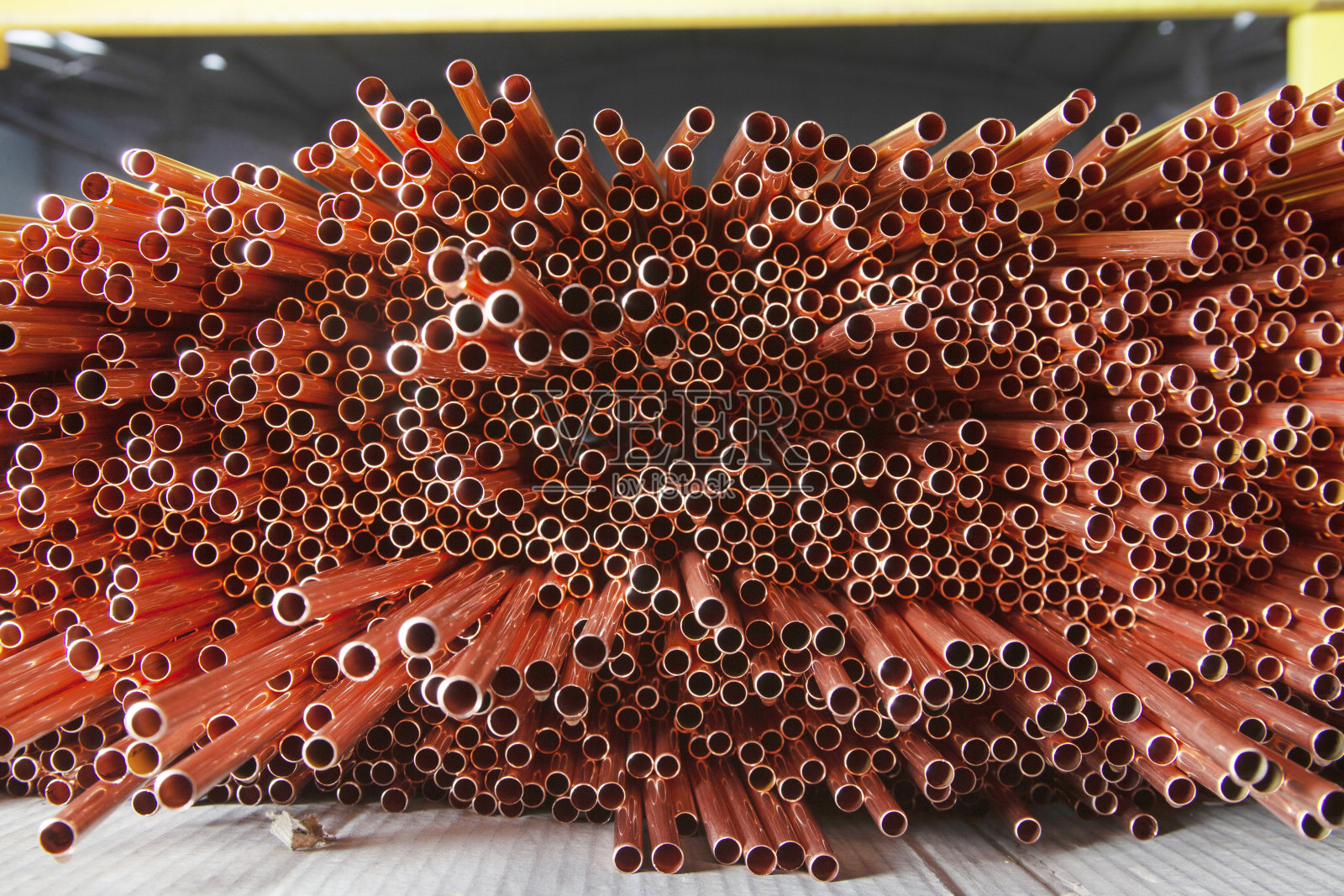 铜管工厂,工业背景照片摄影图片