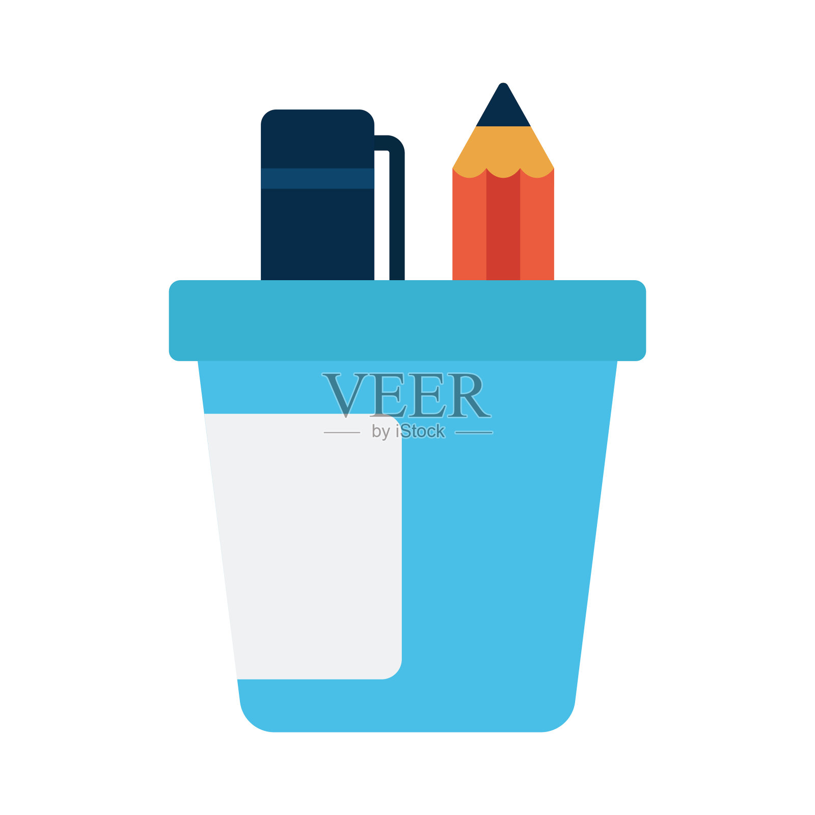 静止的插画图片素材