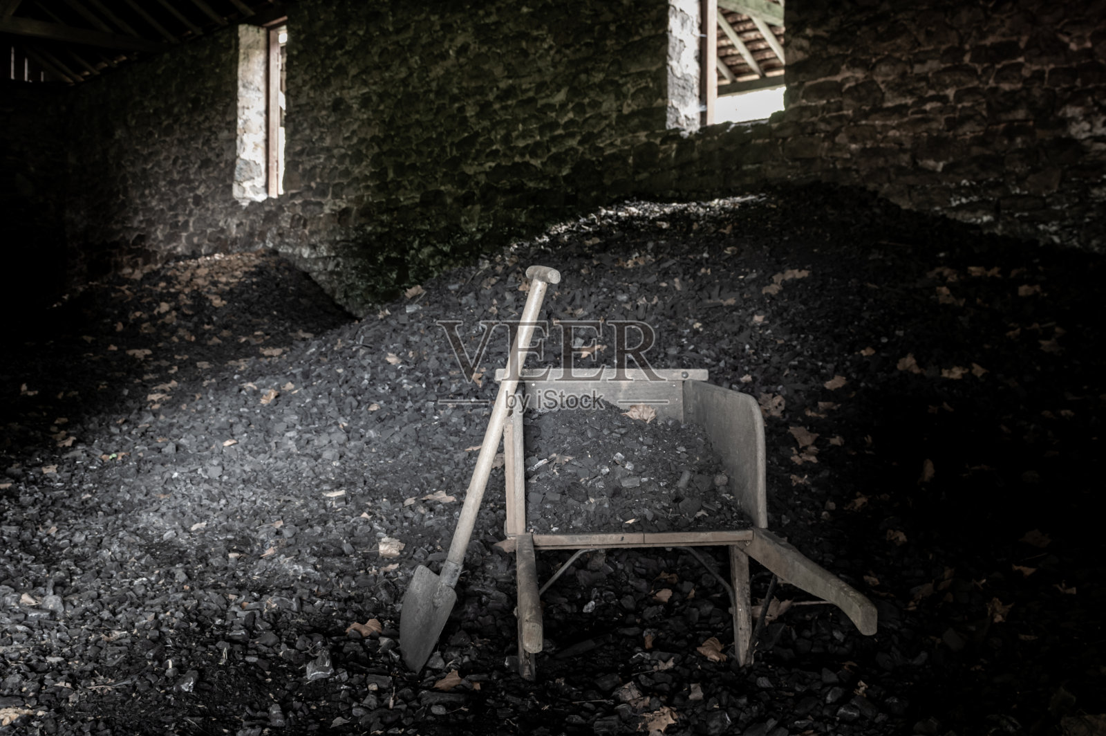 霍普韦尔铁炉木炭储存照片摄影图片