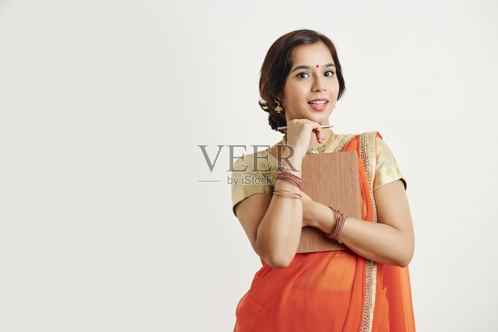 积极的印度学生照片摄影图片