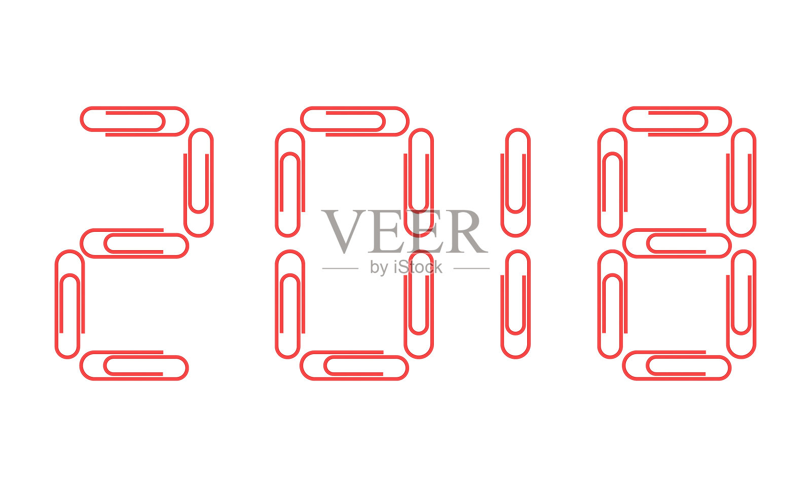 纸夹插画图片素材