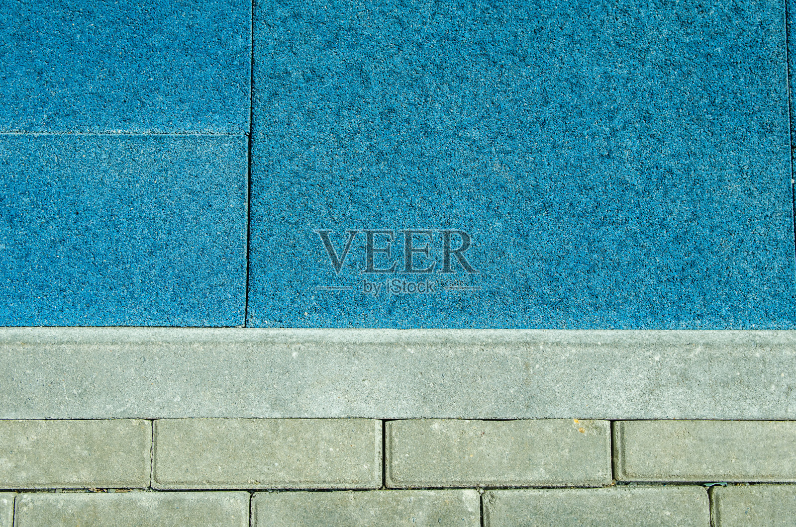 背景纹理灰色砖块和蓝色涂层照片摄影图片