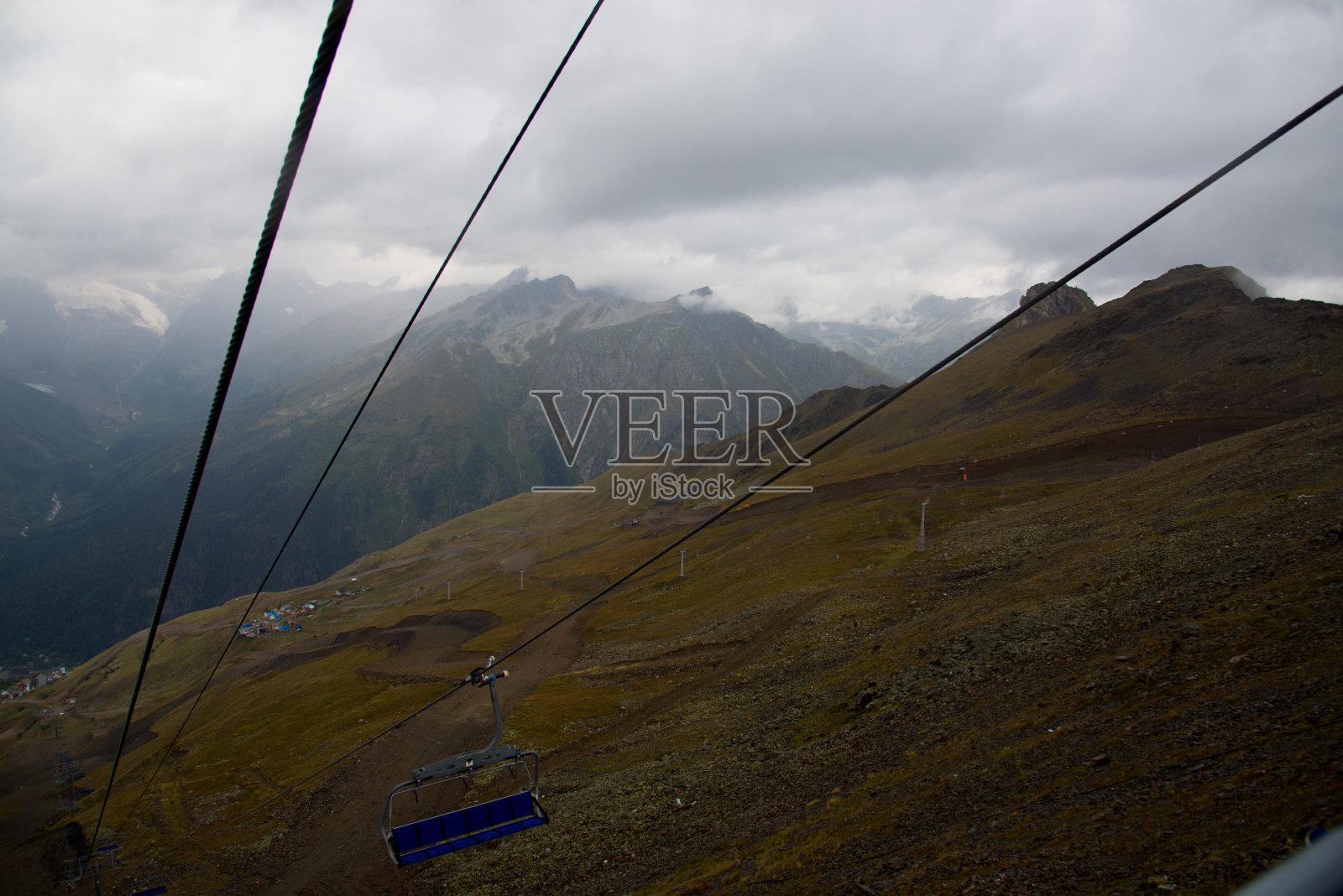在东白山的迷人的上升。Karachay-Cherkessia照片摄影图片