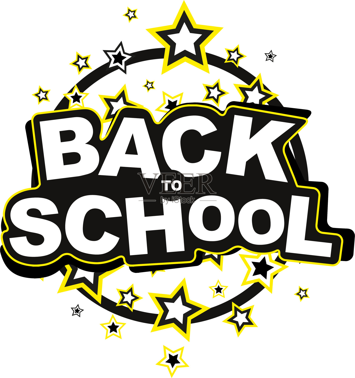 回到学校插画图片素材