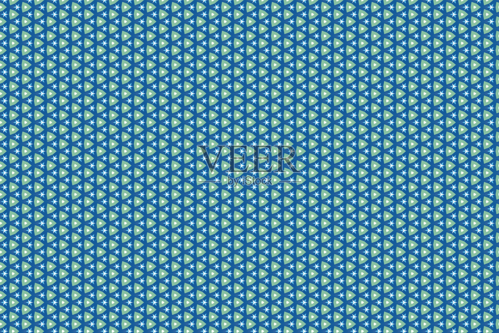 星形、方形、三角形、条纹、五角形图案背景与美丽的色彩组合插画图片素材