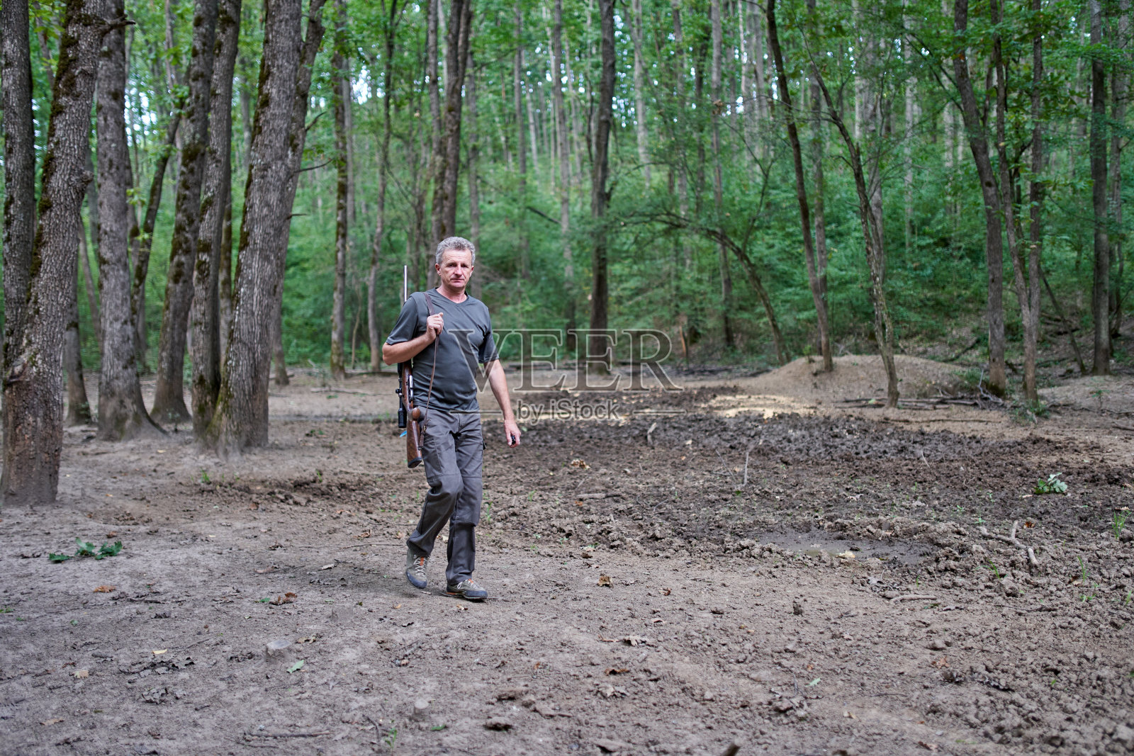 猎人用枪照片摄影图片