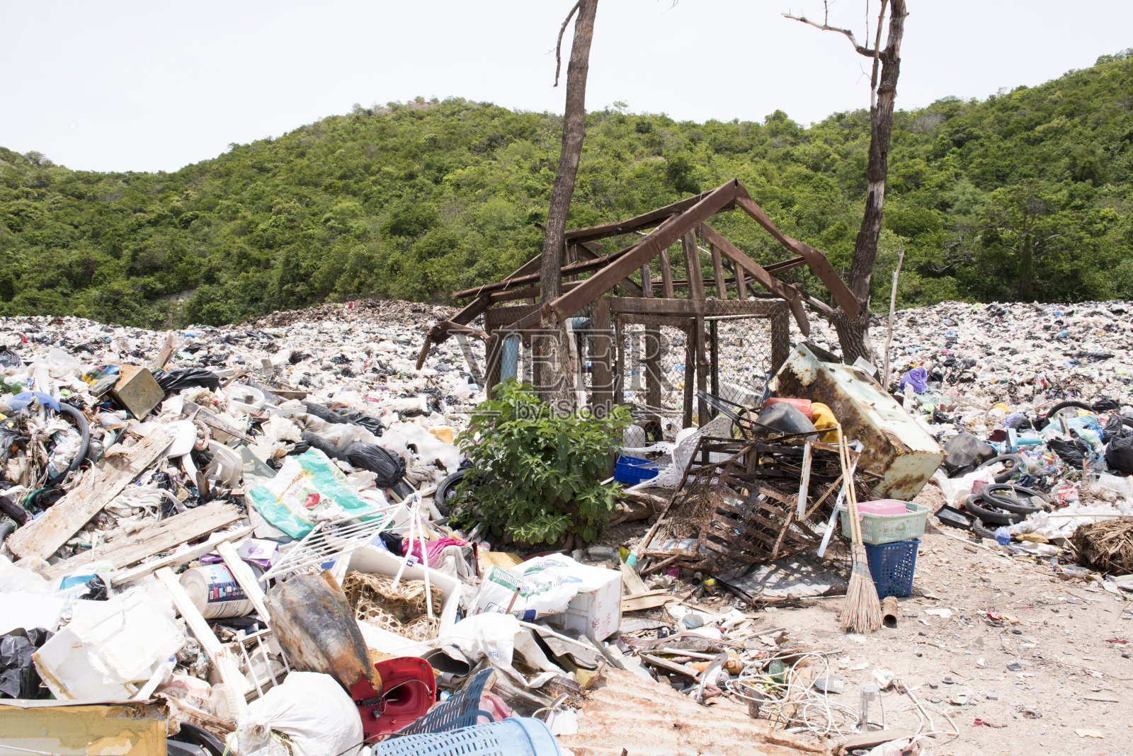 垃圾场照片摄影图片