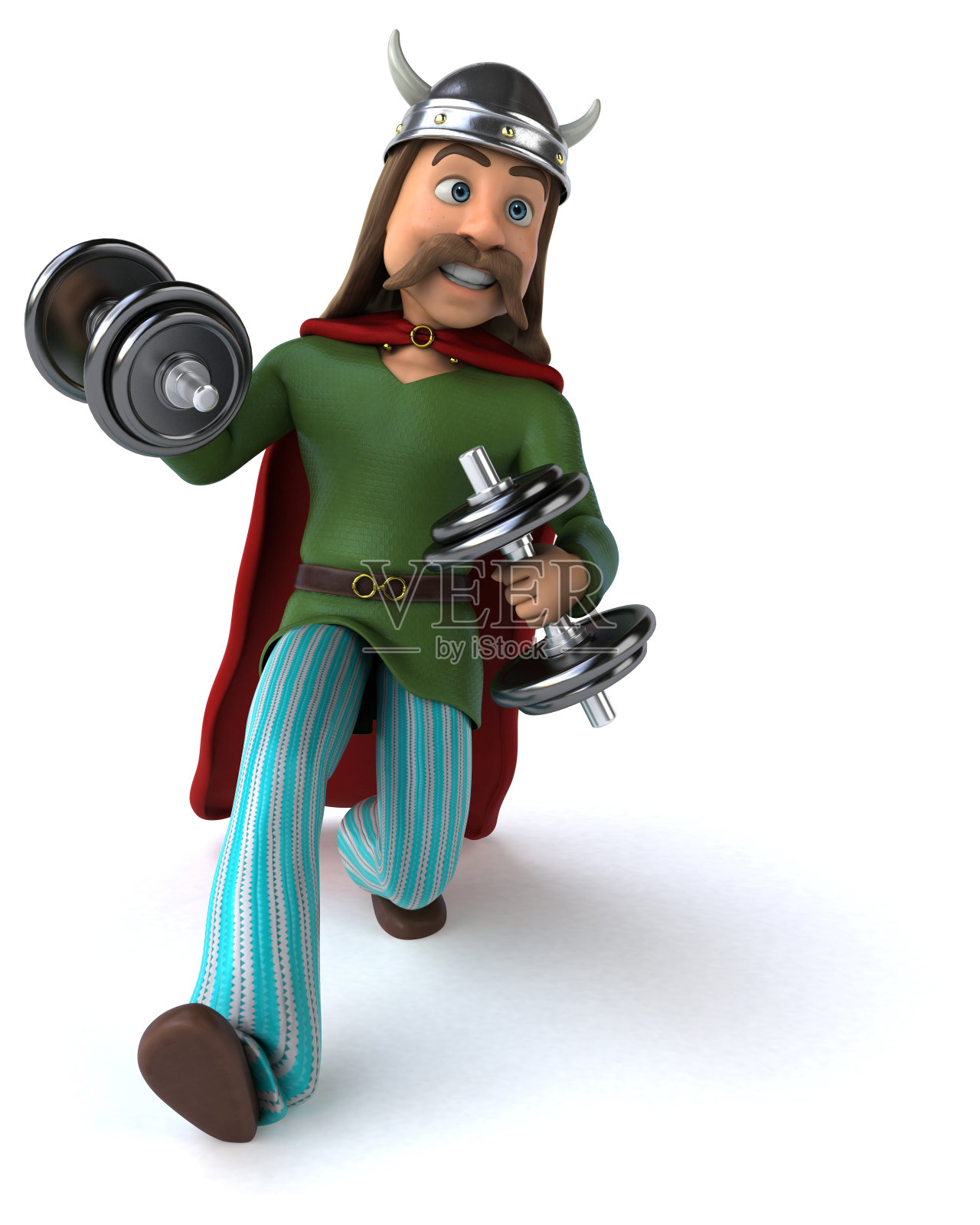 有趣的高卢- 3D插图照片摄影图片