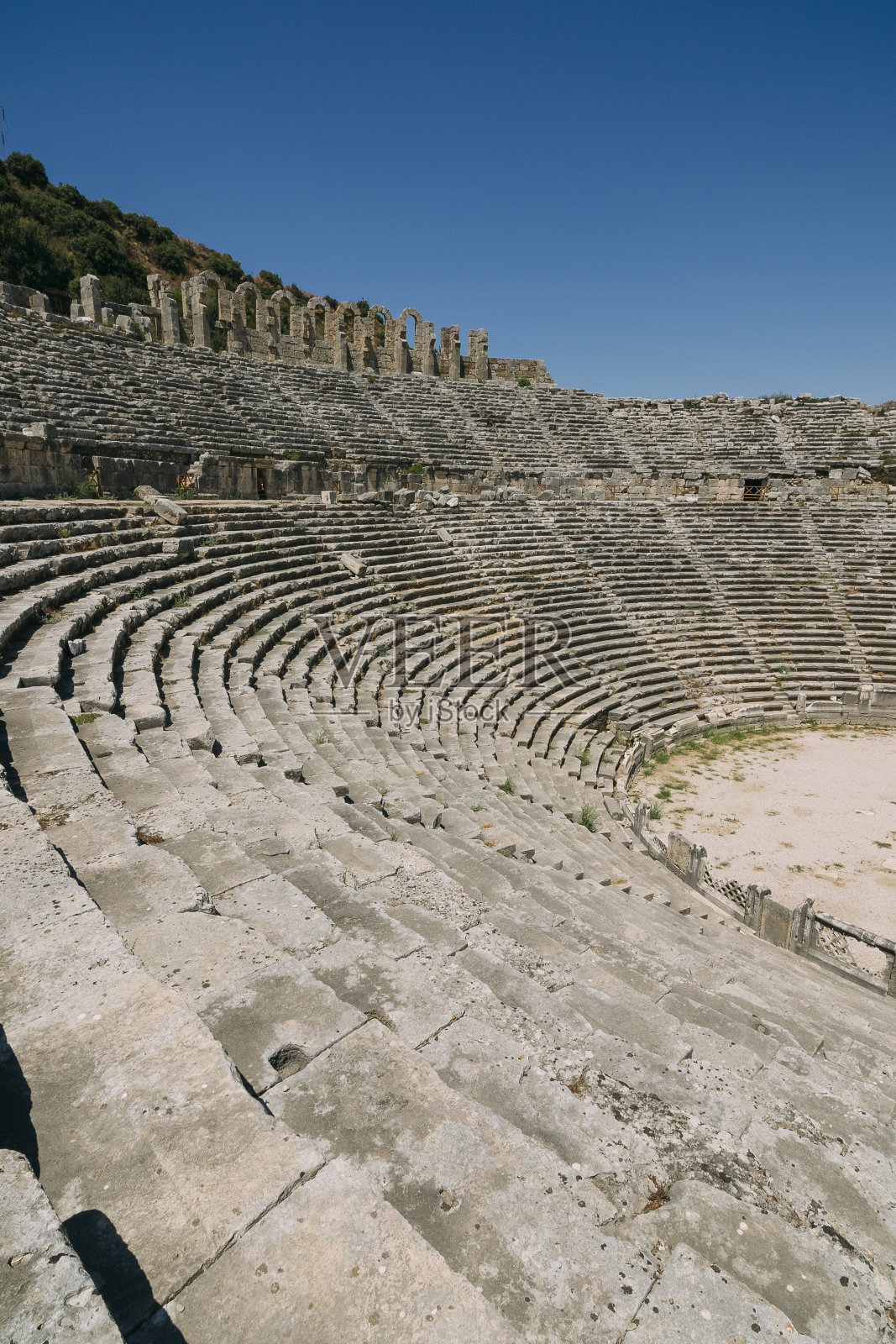 安塔利亚的佩吉古城照片摄影图片
