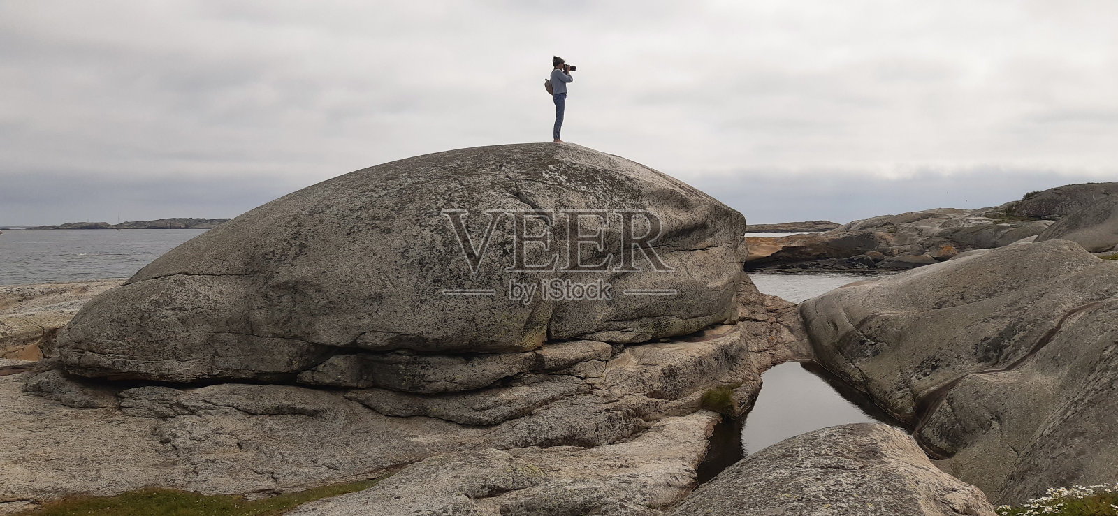 照片摄于挪威的“地球尽头”。照片摄影图片