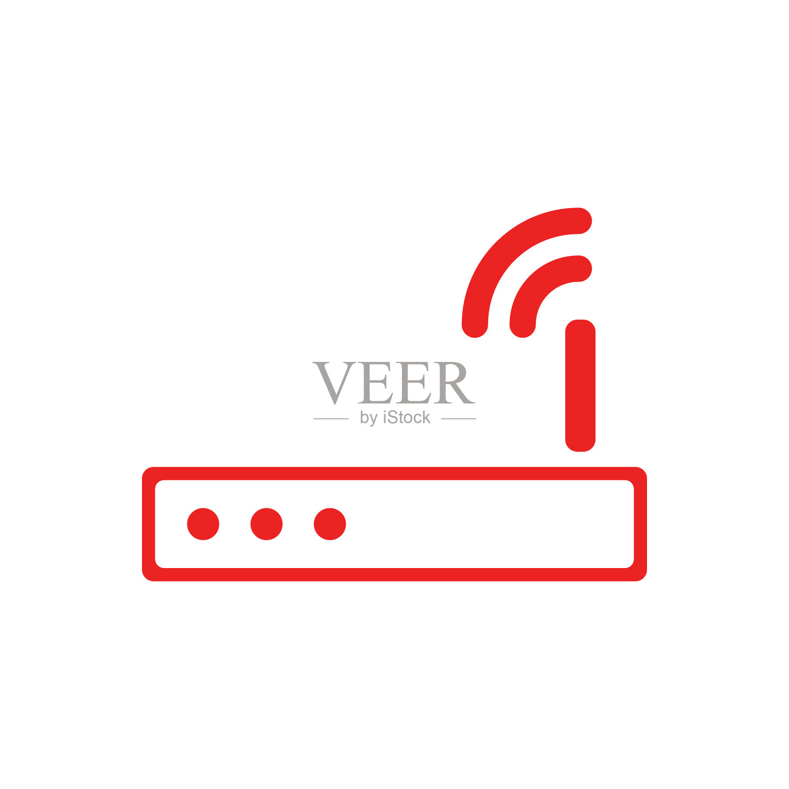 路由器和背景设计元素图片