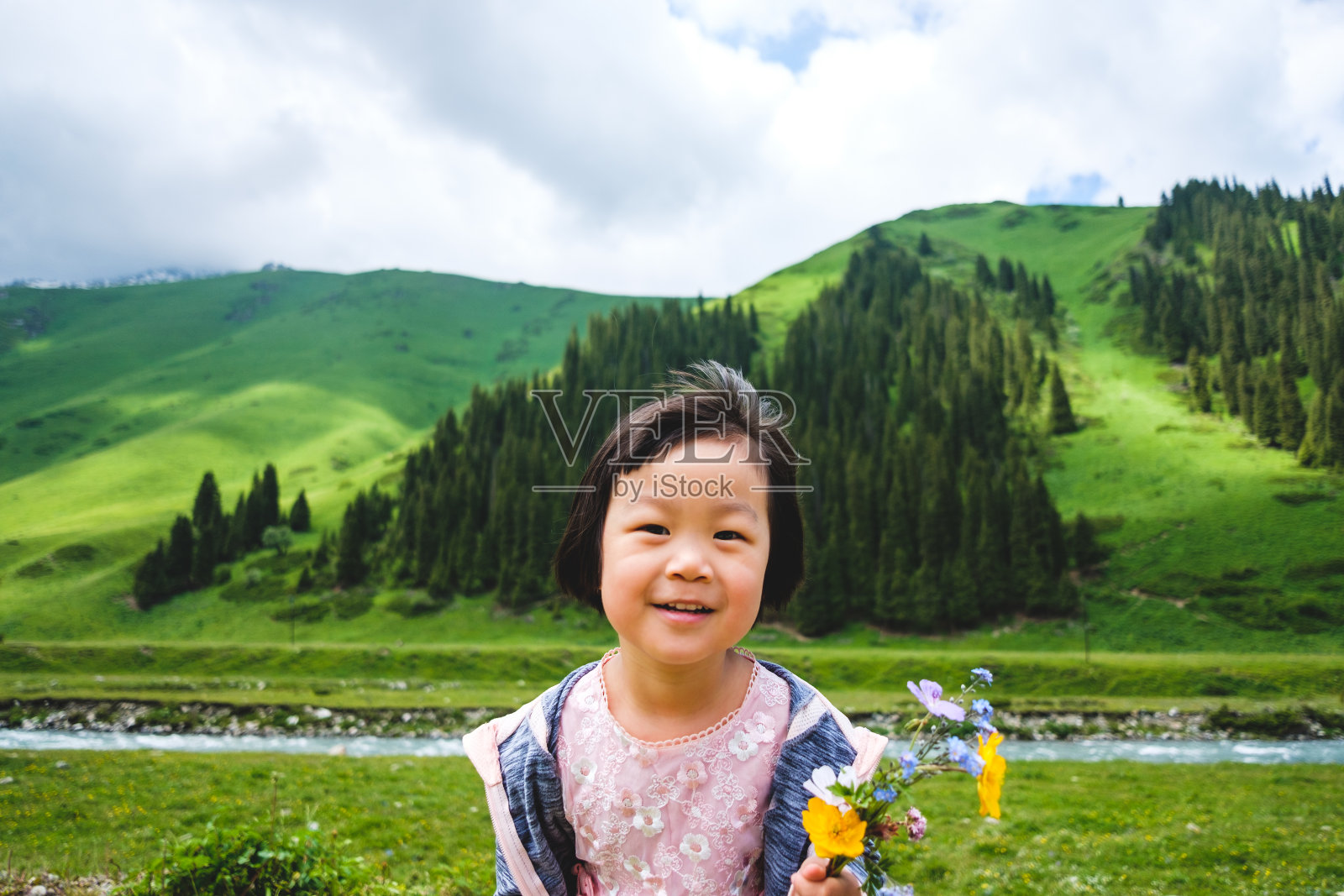 亚洲女孩照片摄影图片