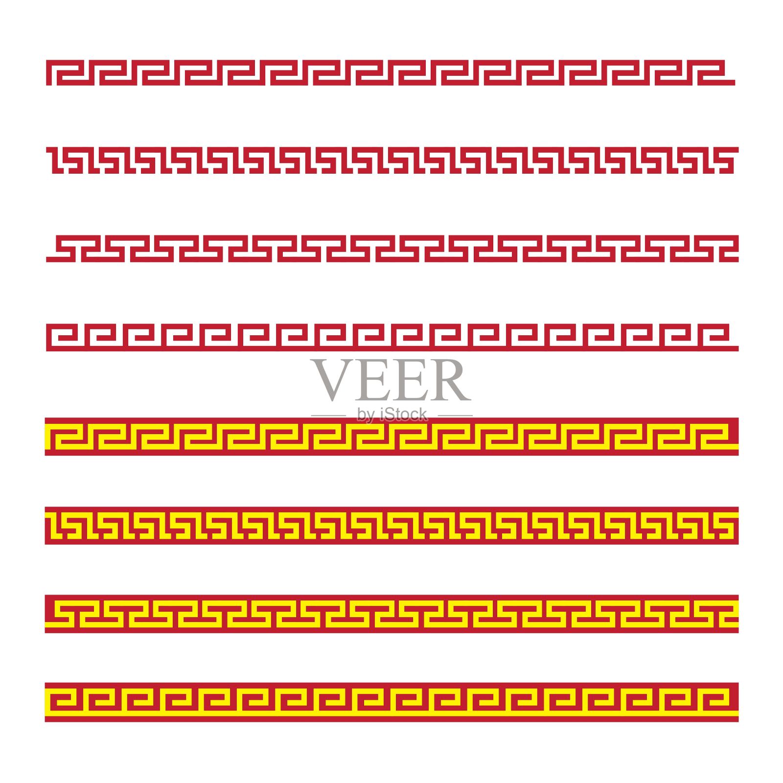 中国边界矢量图插画图片素材