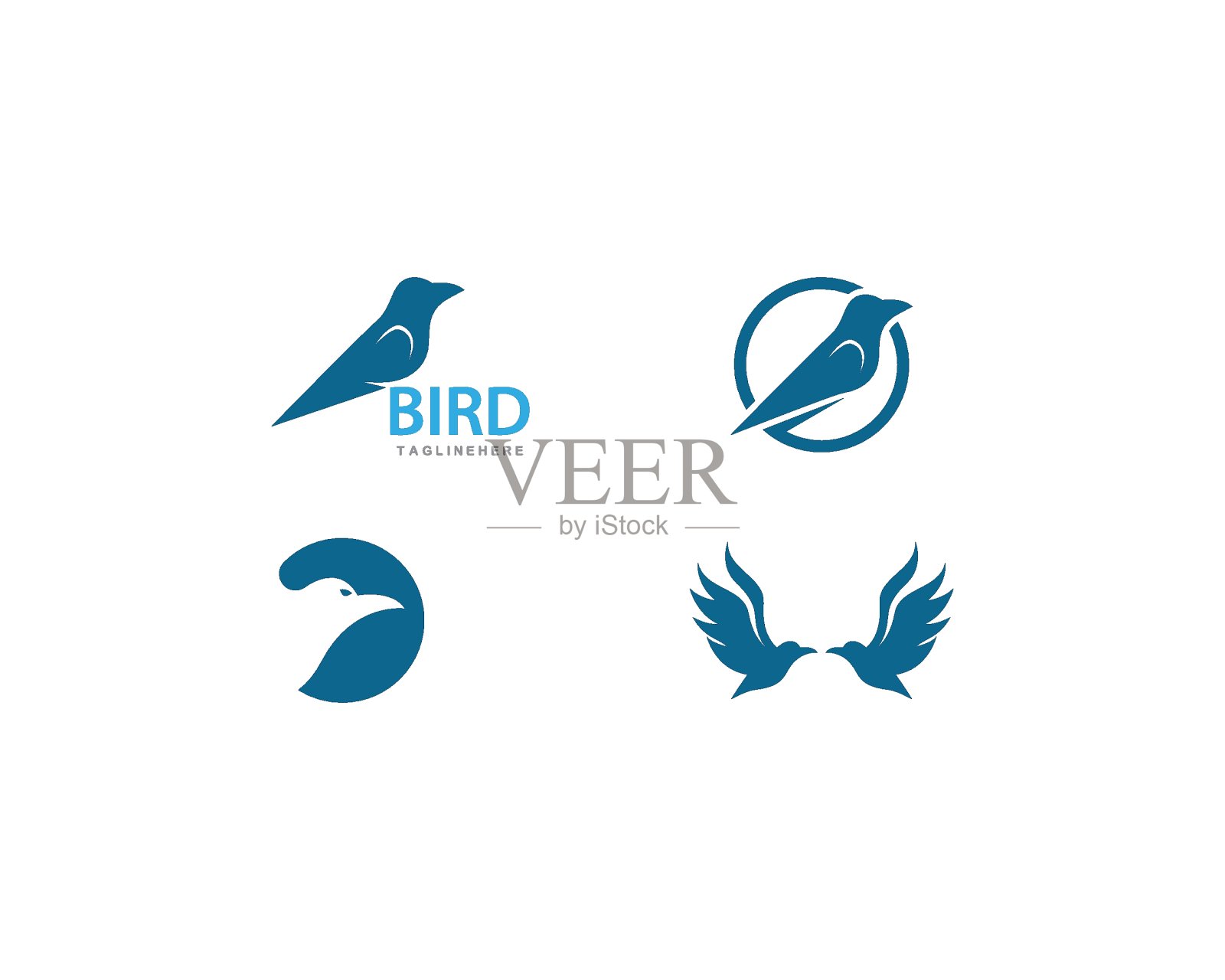 鸟模板设计元素图片