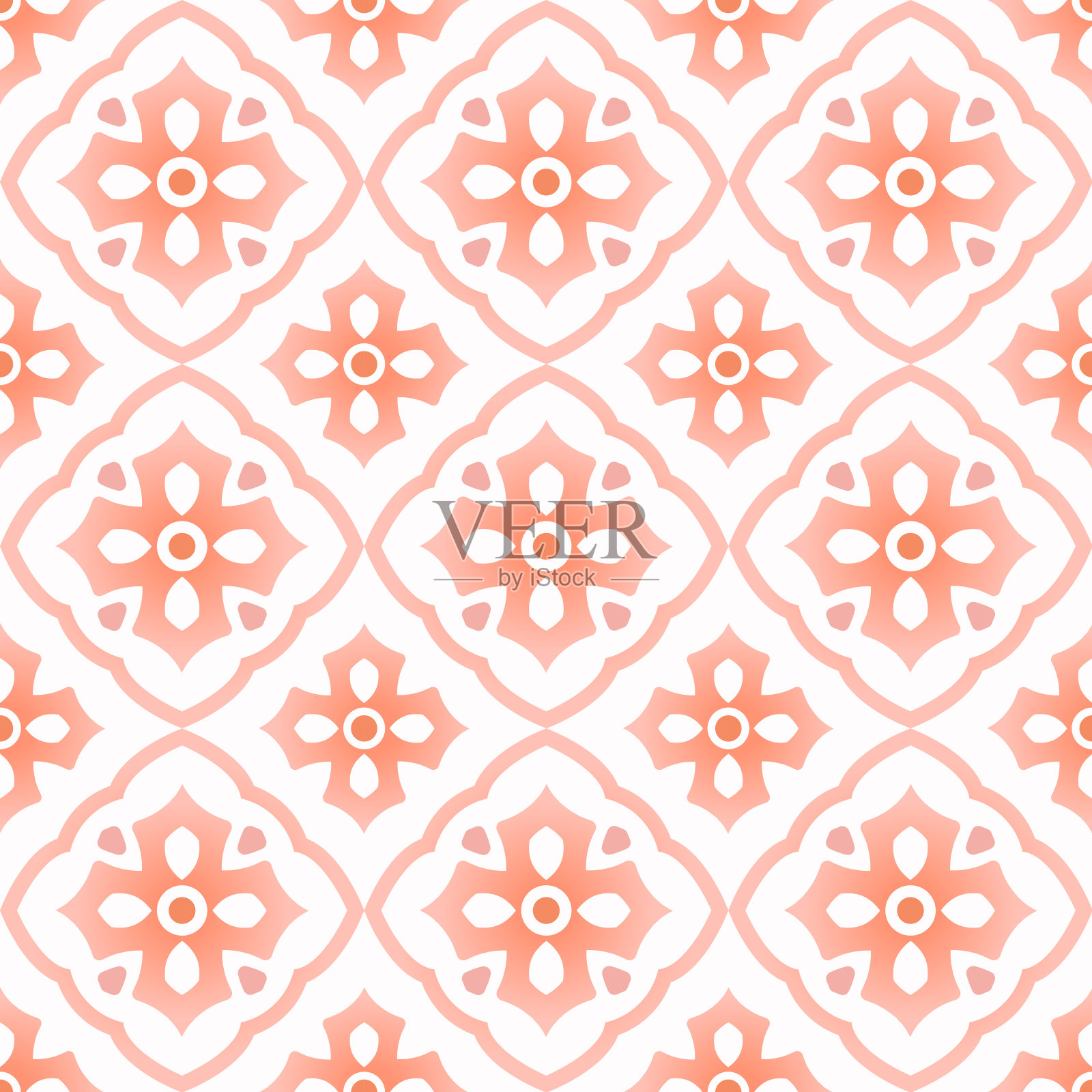 可爱的瓷砖图案插画图片素材