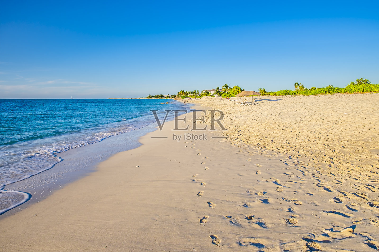 特克斯和凯科斯群岛,背风滩照片摄影图片