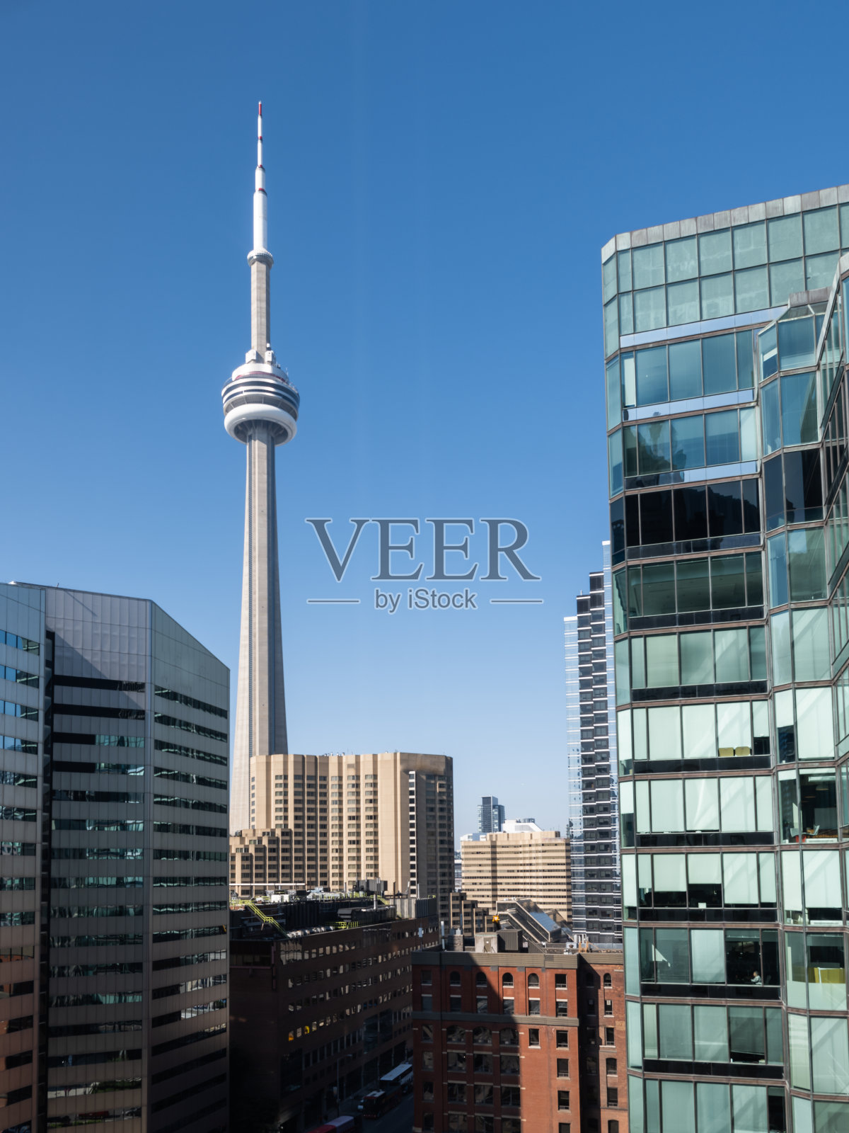 多伦多城市天际线- CN塔照片摄影图片