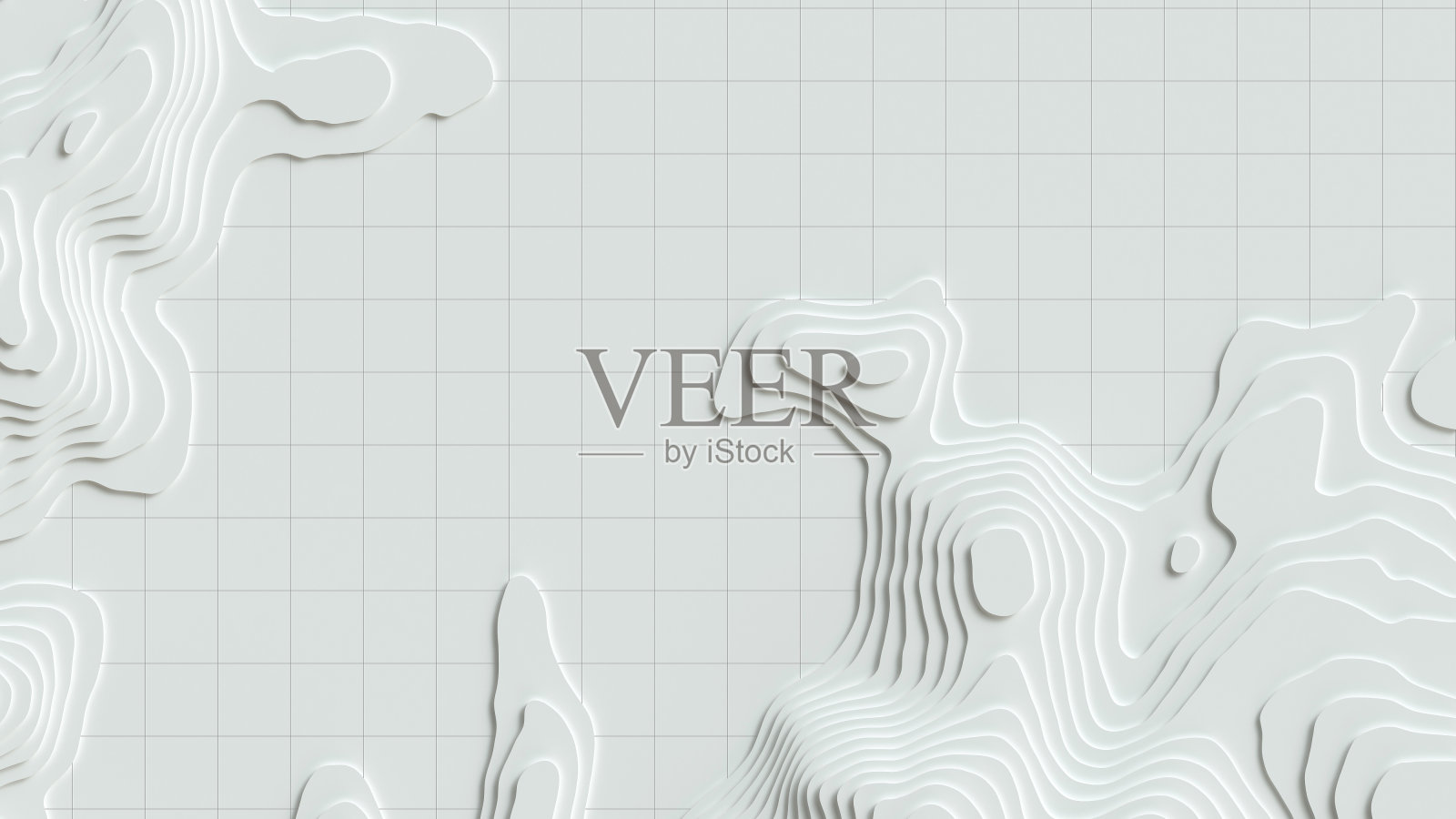 绘制地形图线。渲染抽象地形图概念与空间为您的副本。3 d波。3D制图概念背景。地图模型图表。世界地图模板。波浪的背景照片摄影图片