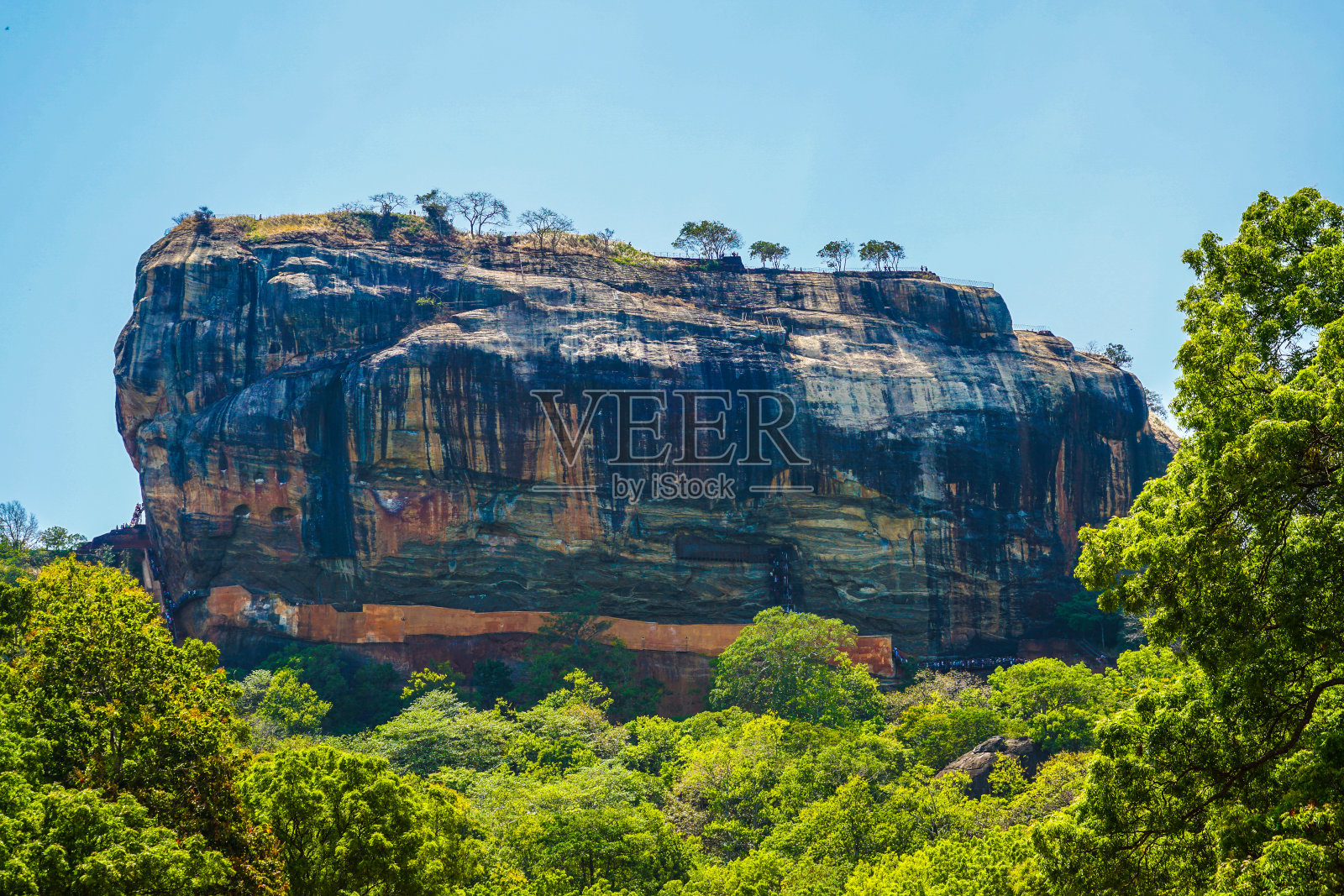 斯里兰卡西格里亚岩(世界遗产地)照片摄影图片