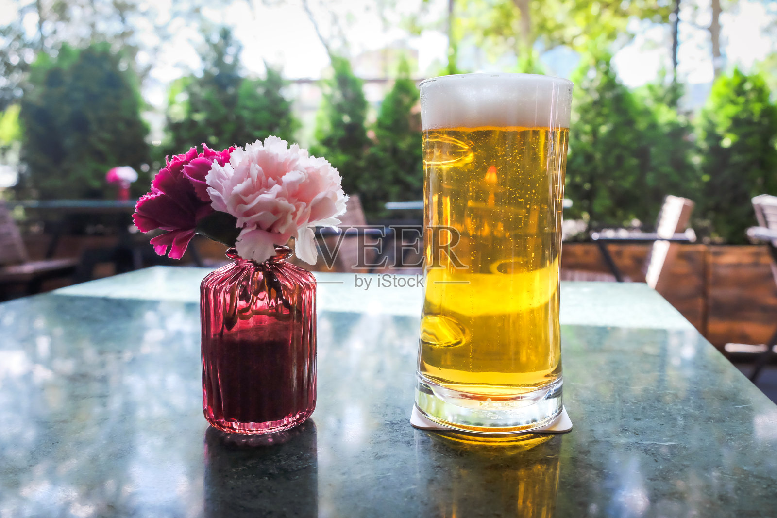 寒生啤酒照片摄影图片