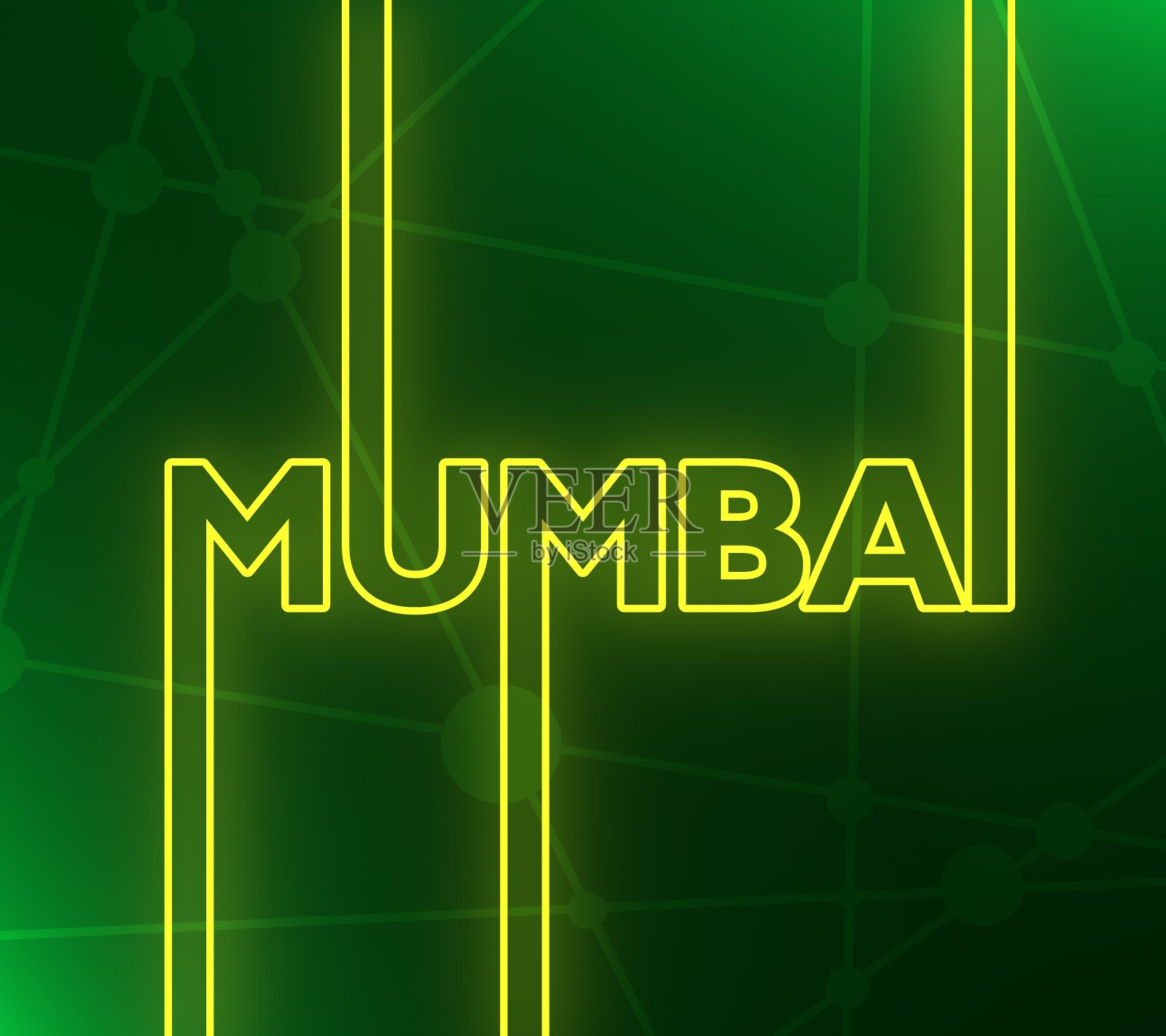 孟买城市名。照片摄影图片