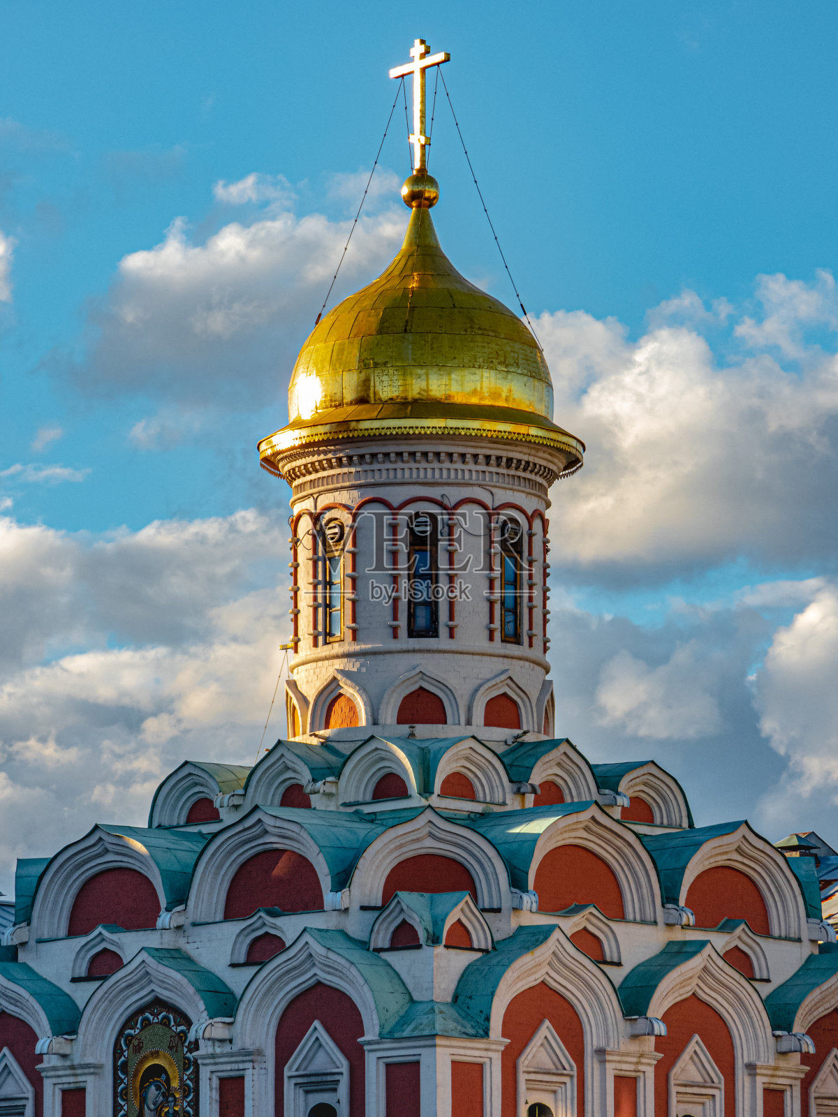 莫斯科色彩缤纷的建筑照片摄影图片
