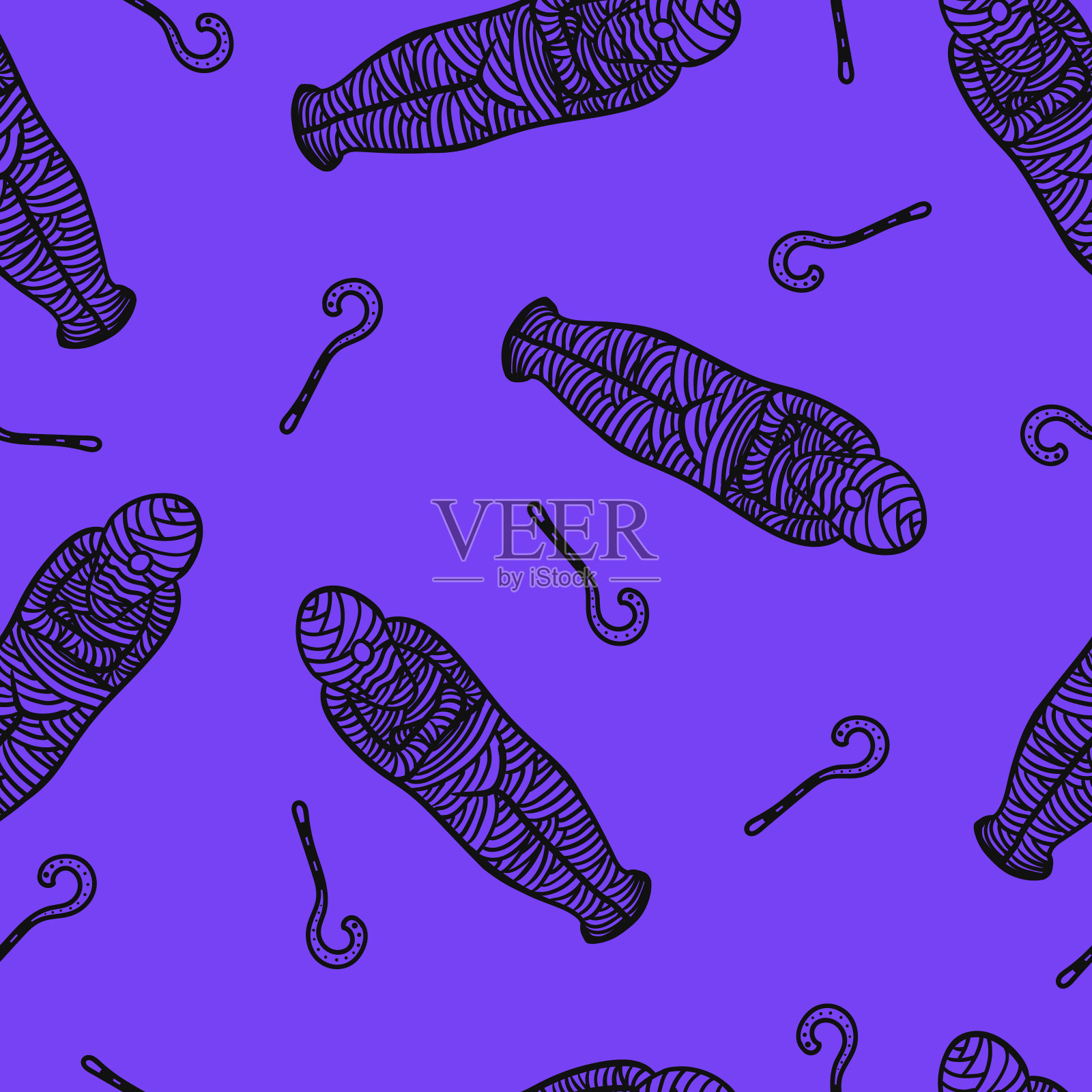 无缝模式插画图片素材