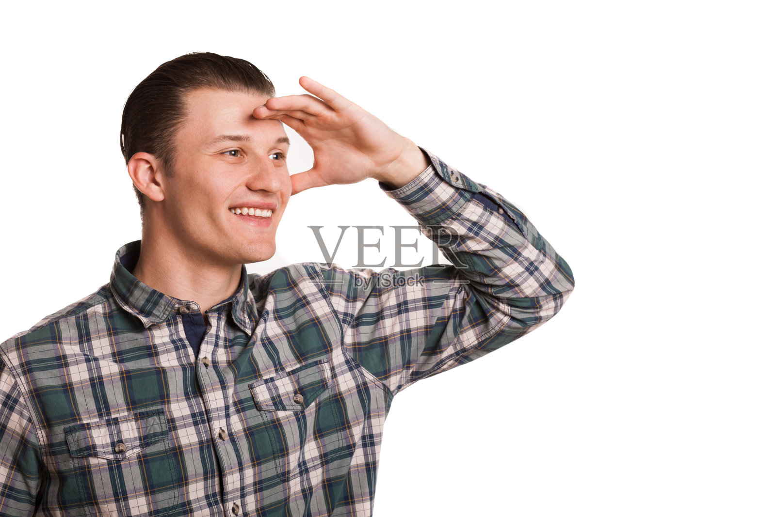 年轻的表现者孤立在白色照片摄影图片