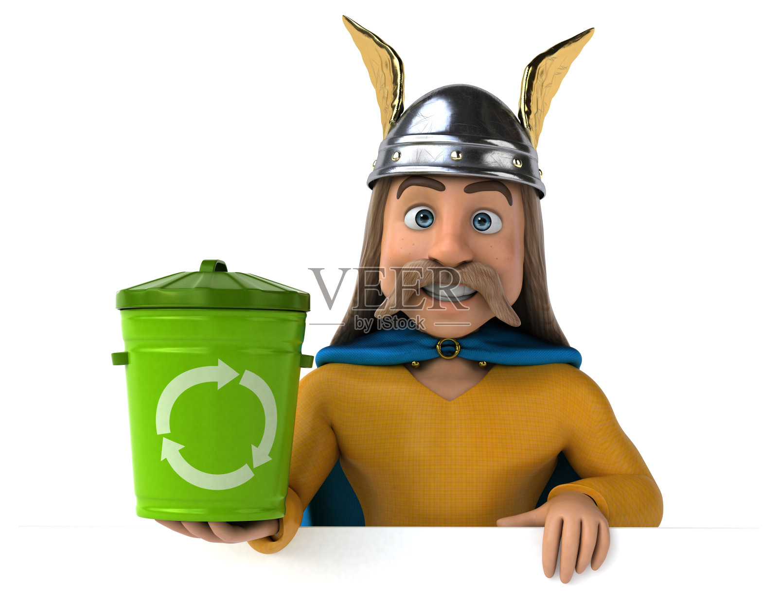 高卢乐趣- 3D插图照片摄影图片