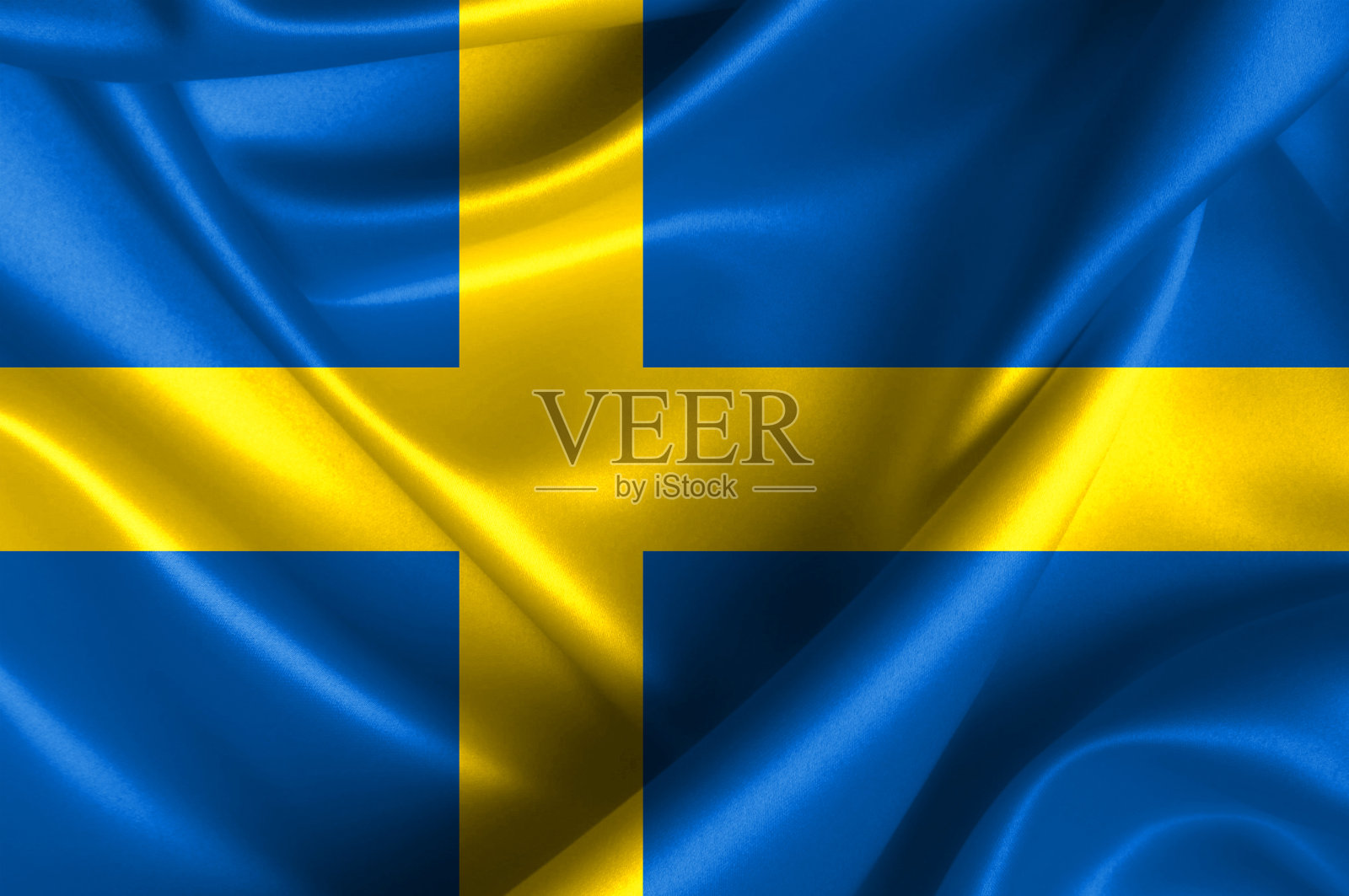 瑞典挥舞着国旗照片摄影图片