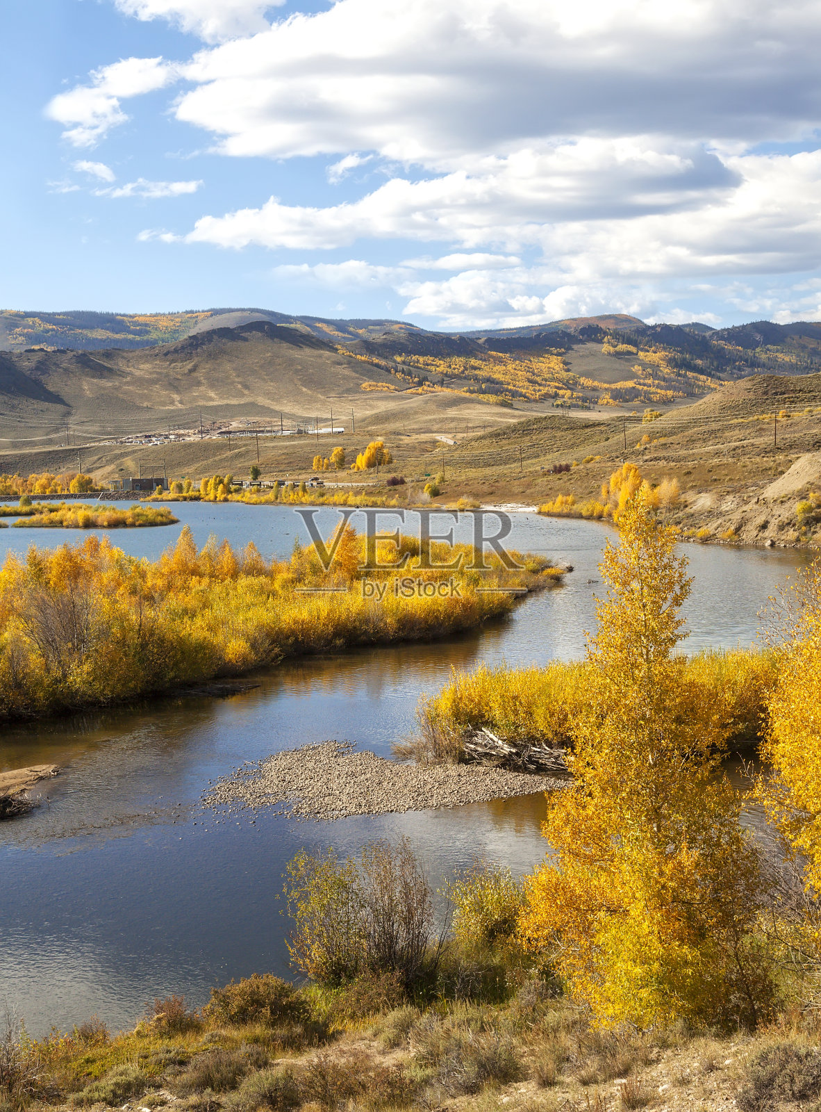 科罗拉多的秋色照片摄影图片