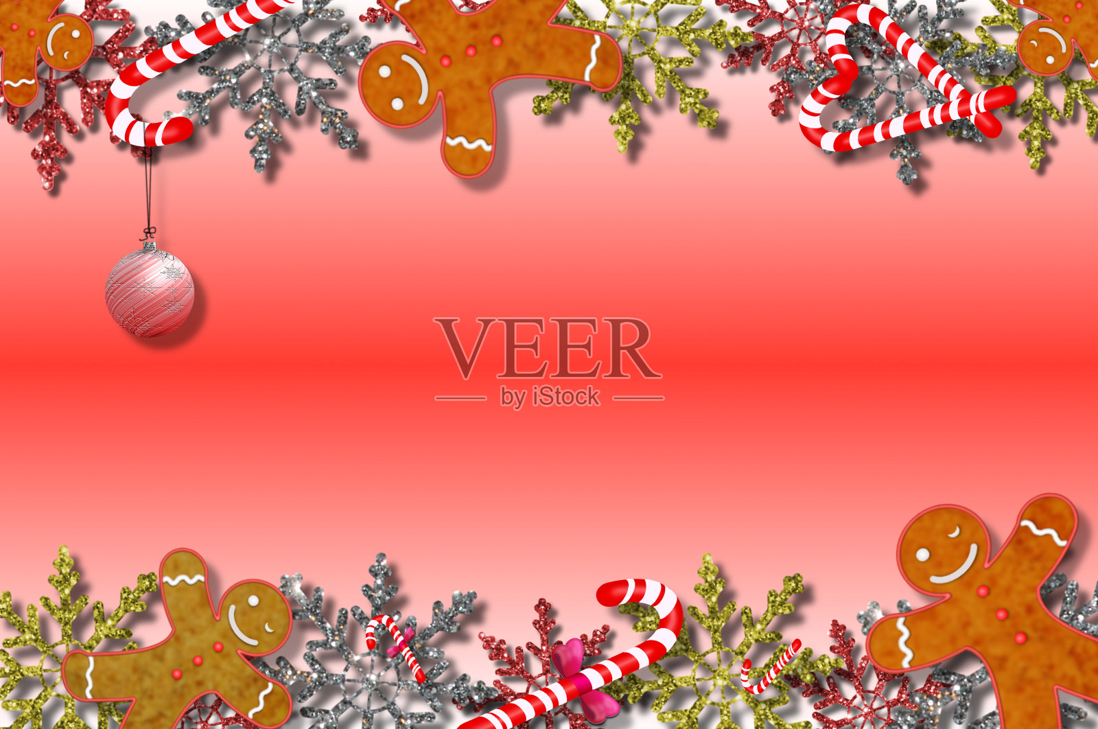 姜饼人插画图片素材