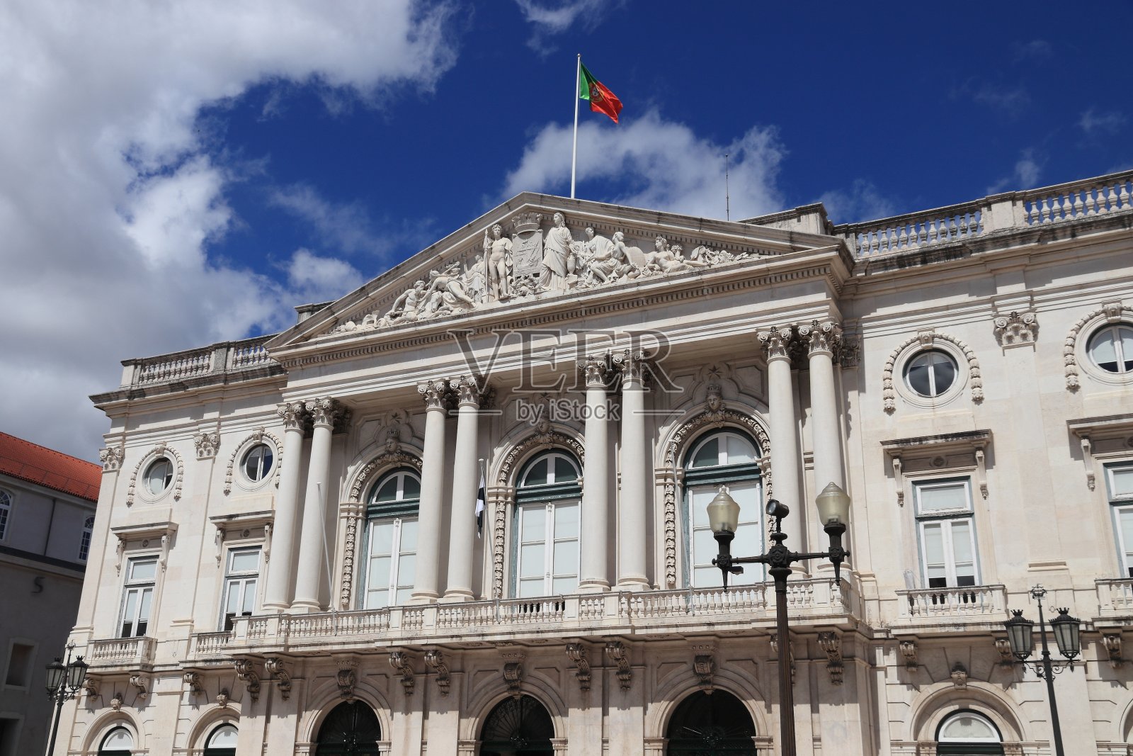 里斯本市政厅照片摄影图片