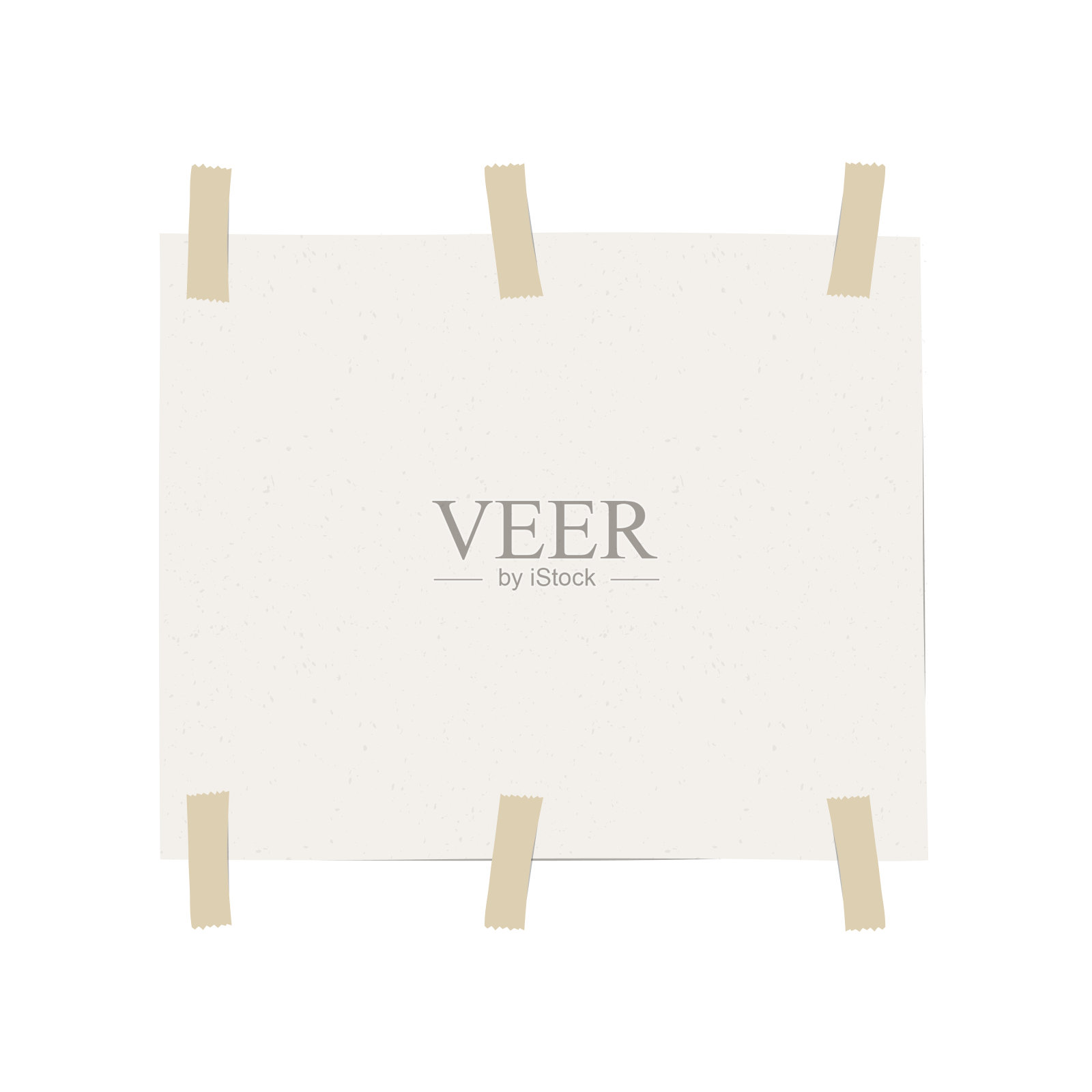 纸带模板矢量设计插图孤立在白色的背景插画图片素材