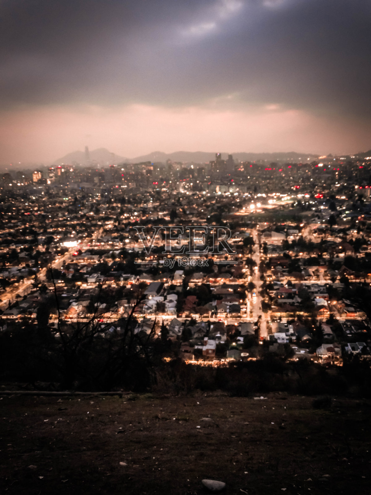 智利圣地亚哥城市景观照片摄影图片