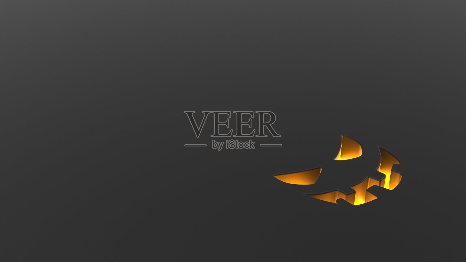 3D万圣节背景与南瓜照片摄影图片