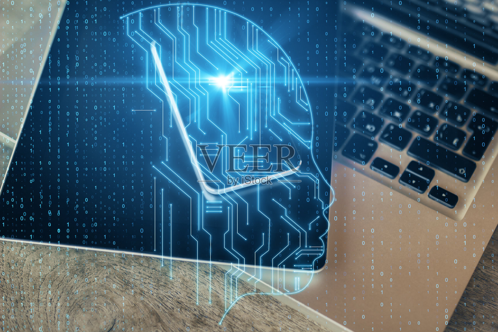 人工智能和机器人概念照片摄影图片