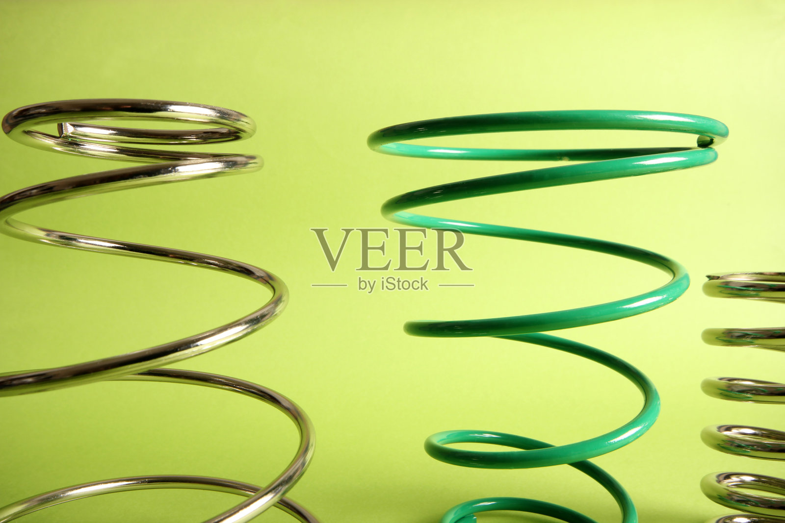 新的金属弹簧纹理背景照片摄影图片