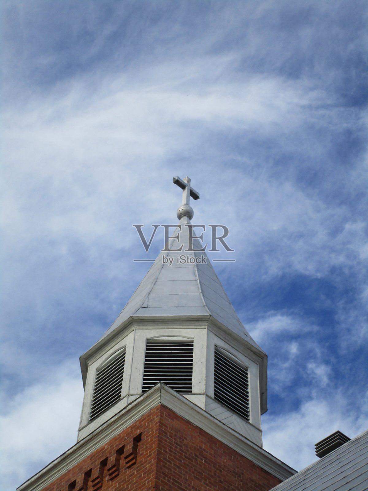 教堂的尖塔照片摄影图片