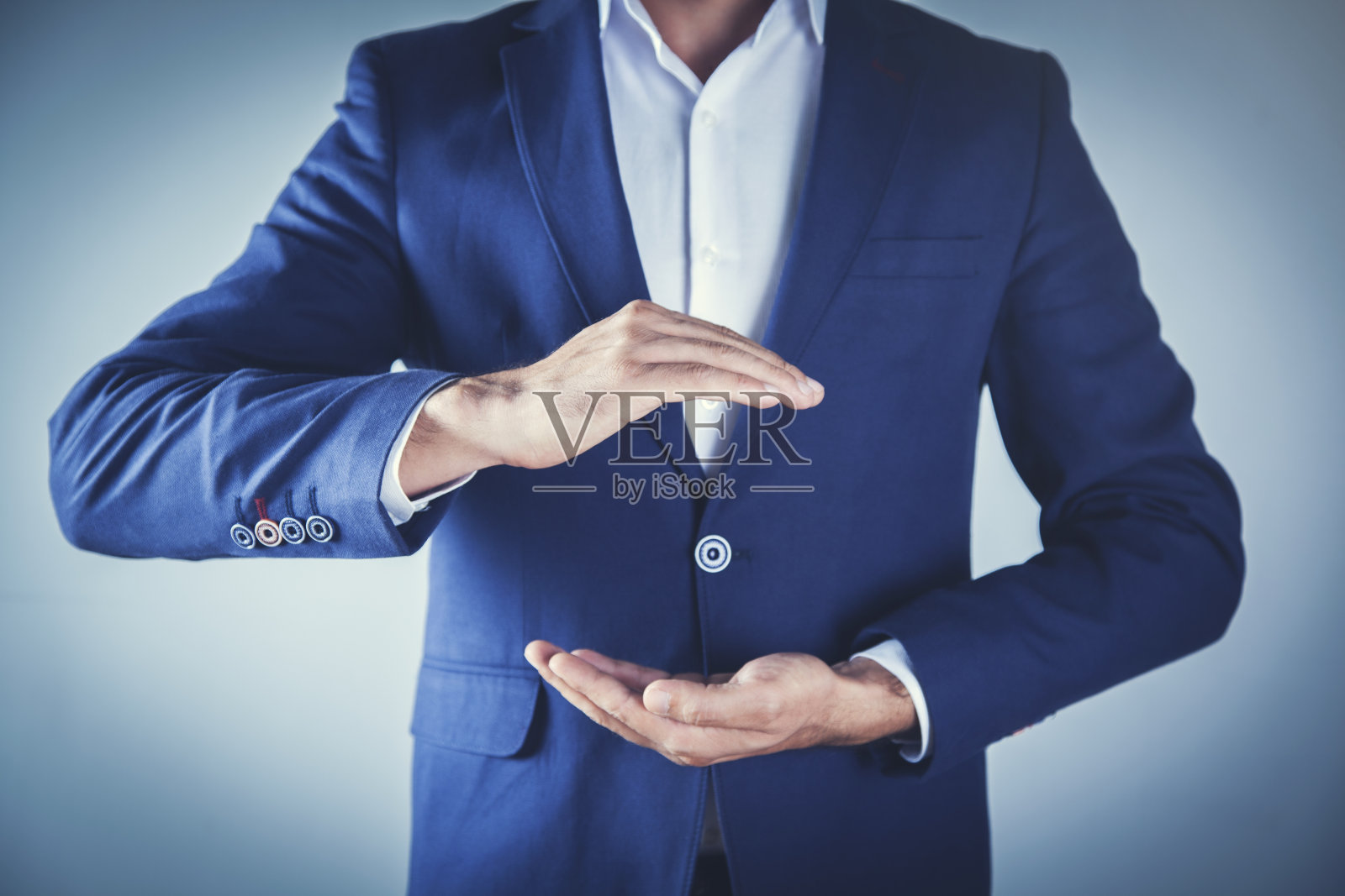 商人空手照片摄影图片