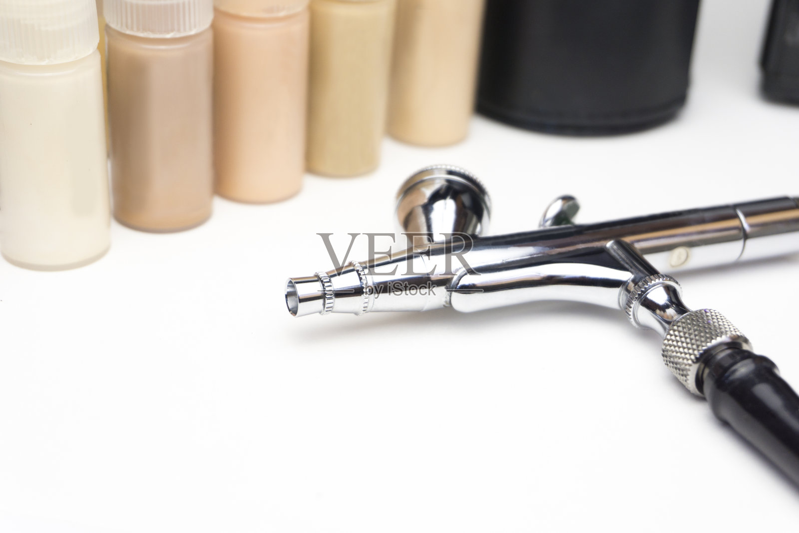 喷枪化妆照片摄影图片