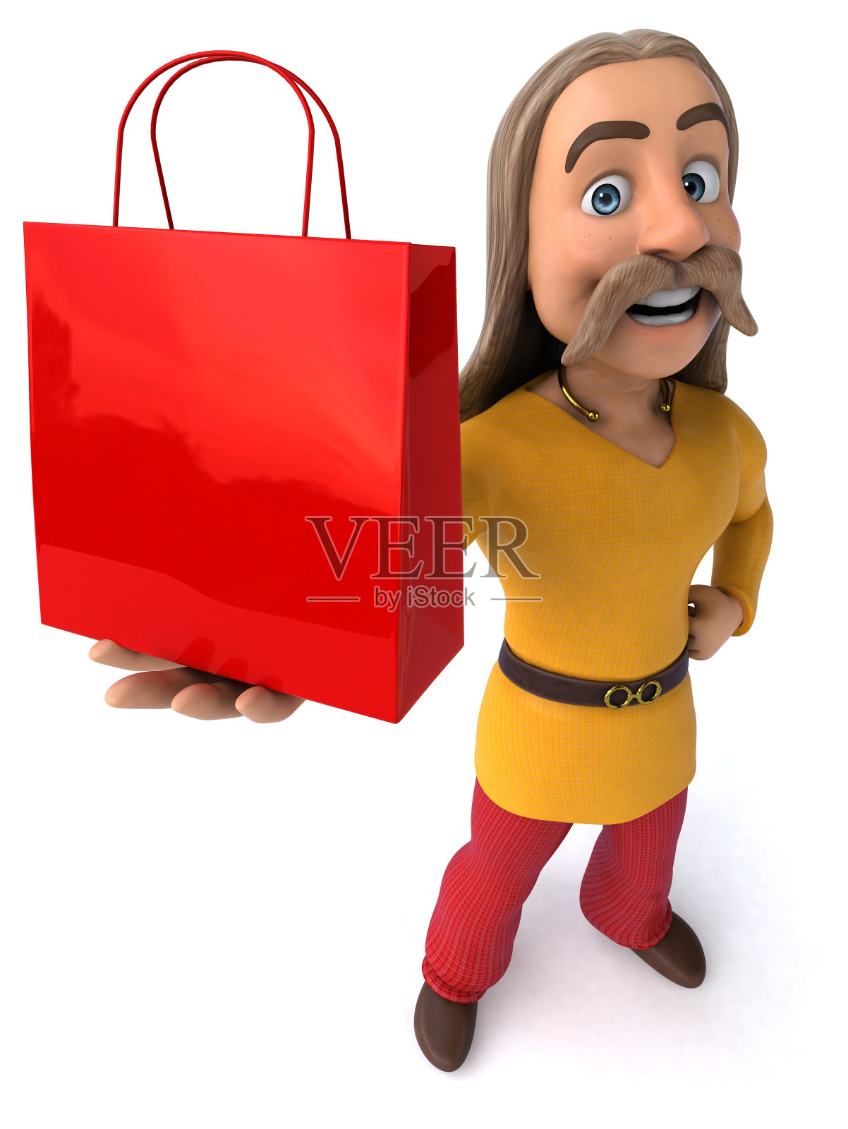 高卢乐趣- 3D插图照片摄影图片