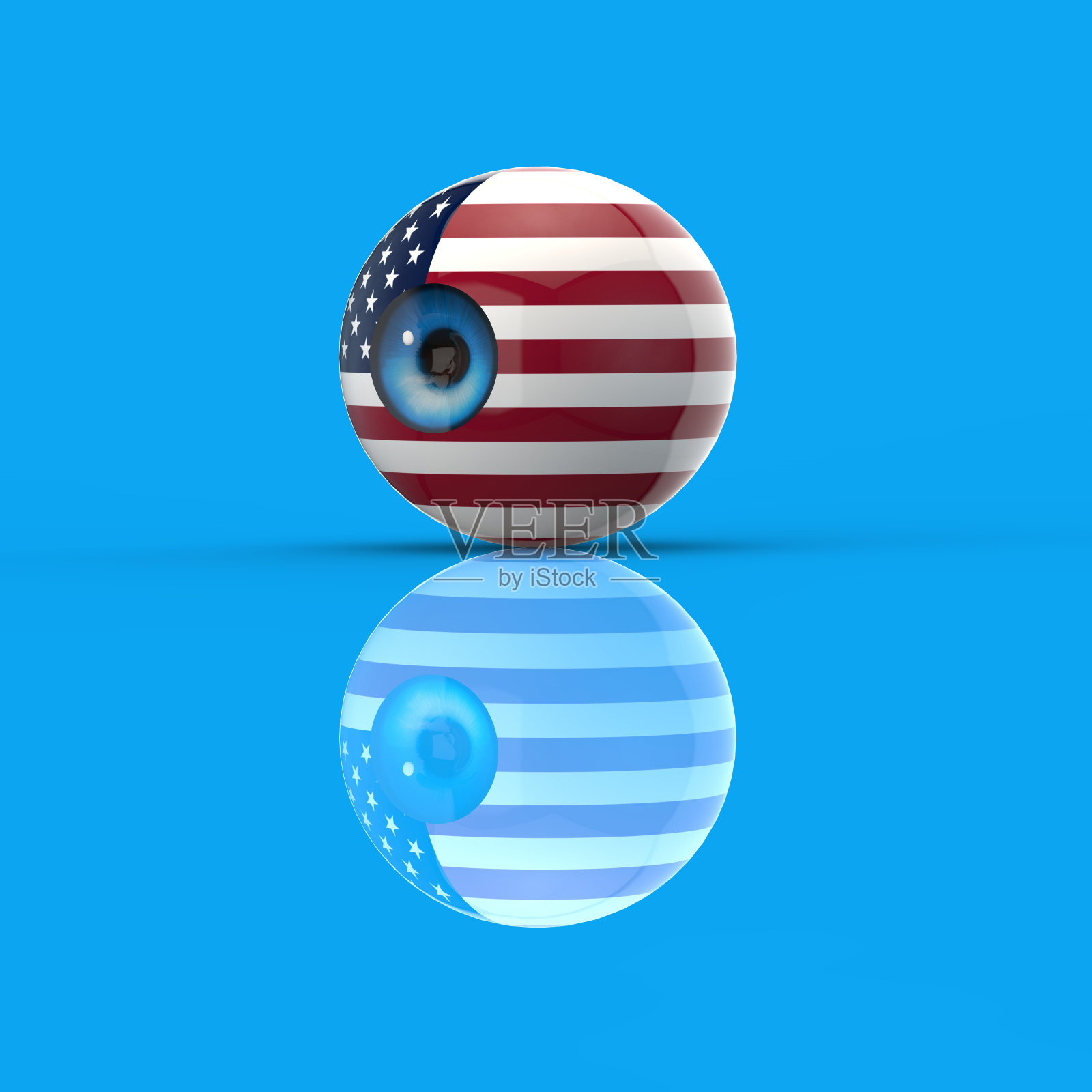 概念监视- 3D插图照片摄影图片