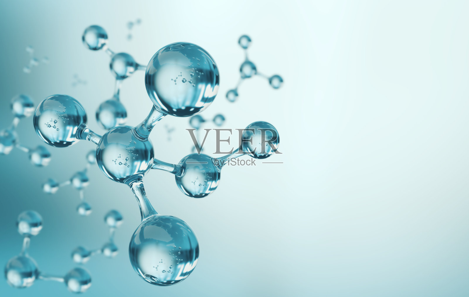 分子或原子科学背景照片摄影图片