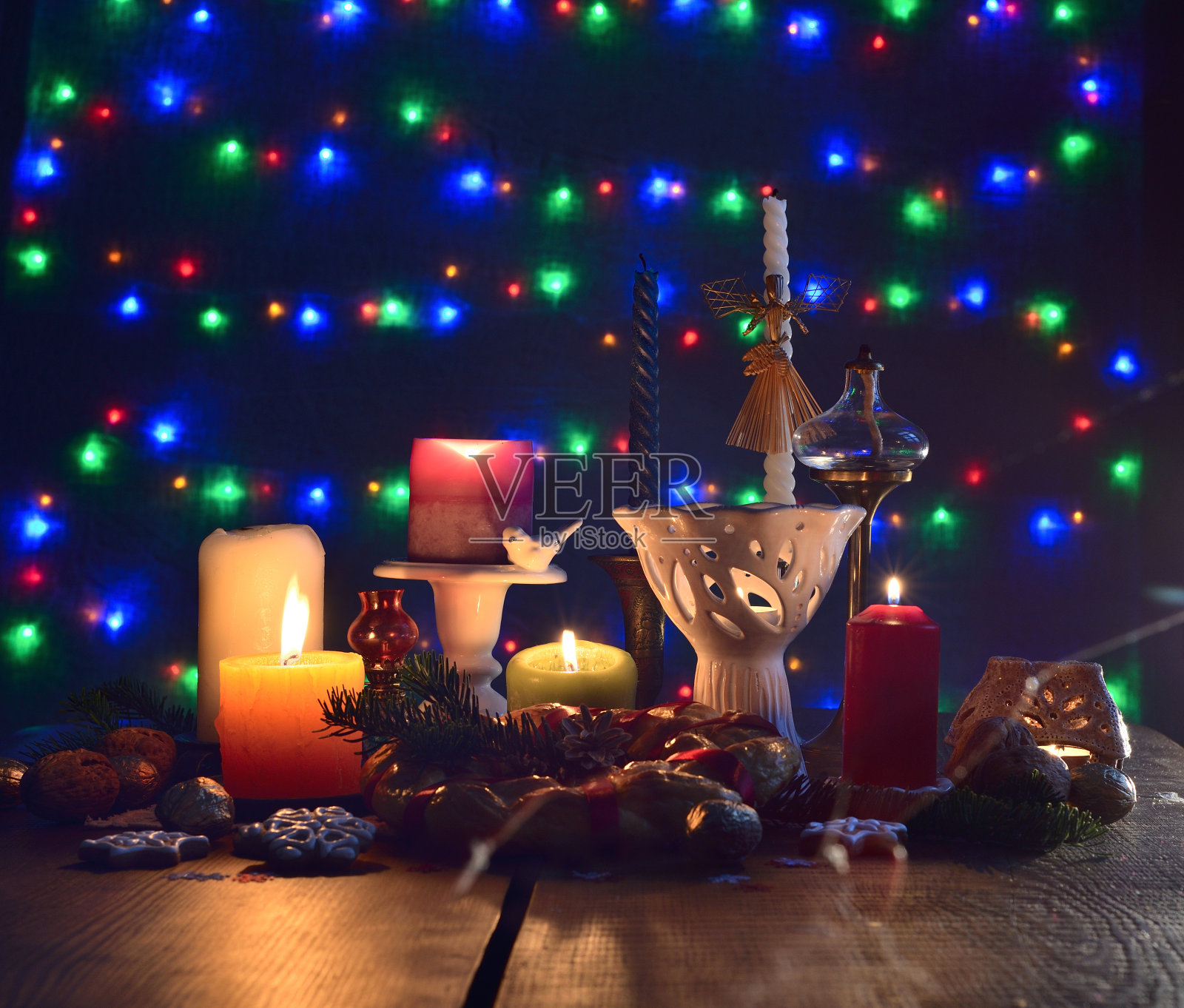 平安夜静物画照片摄影图片